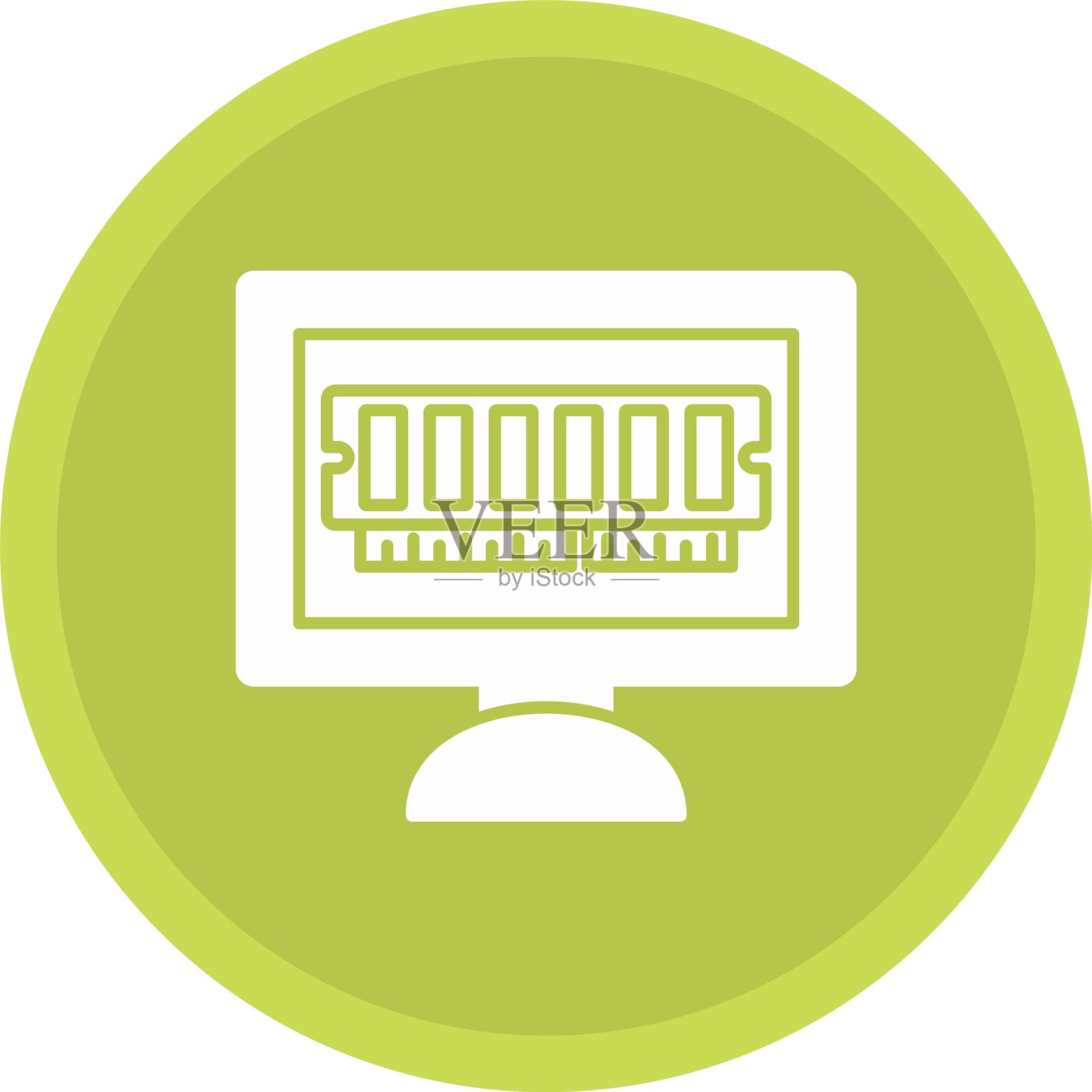 公羊图标插画图片素材