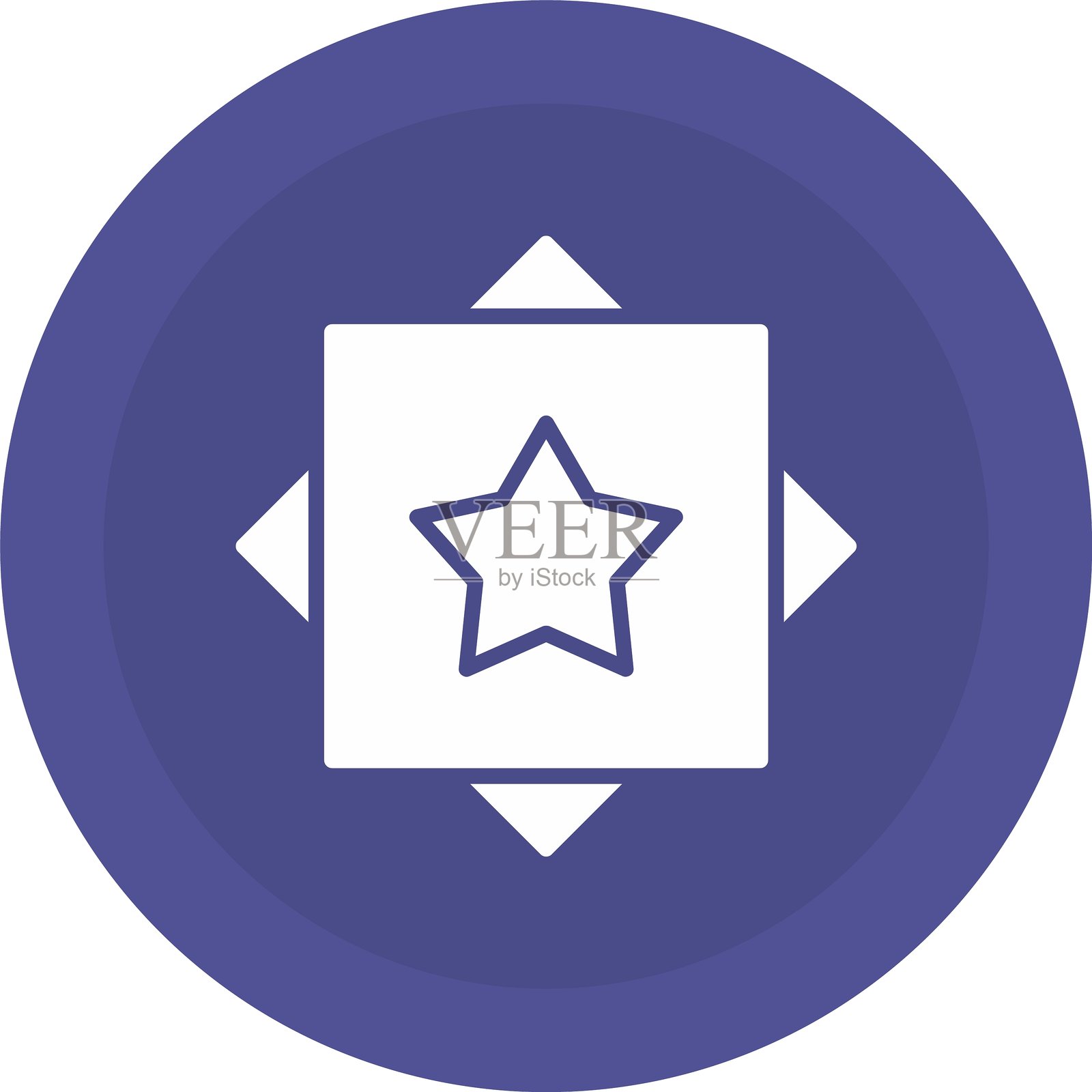 星星图标插画图片素材