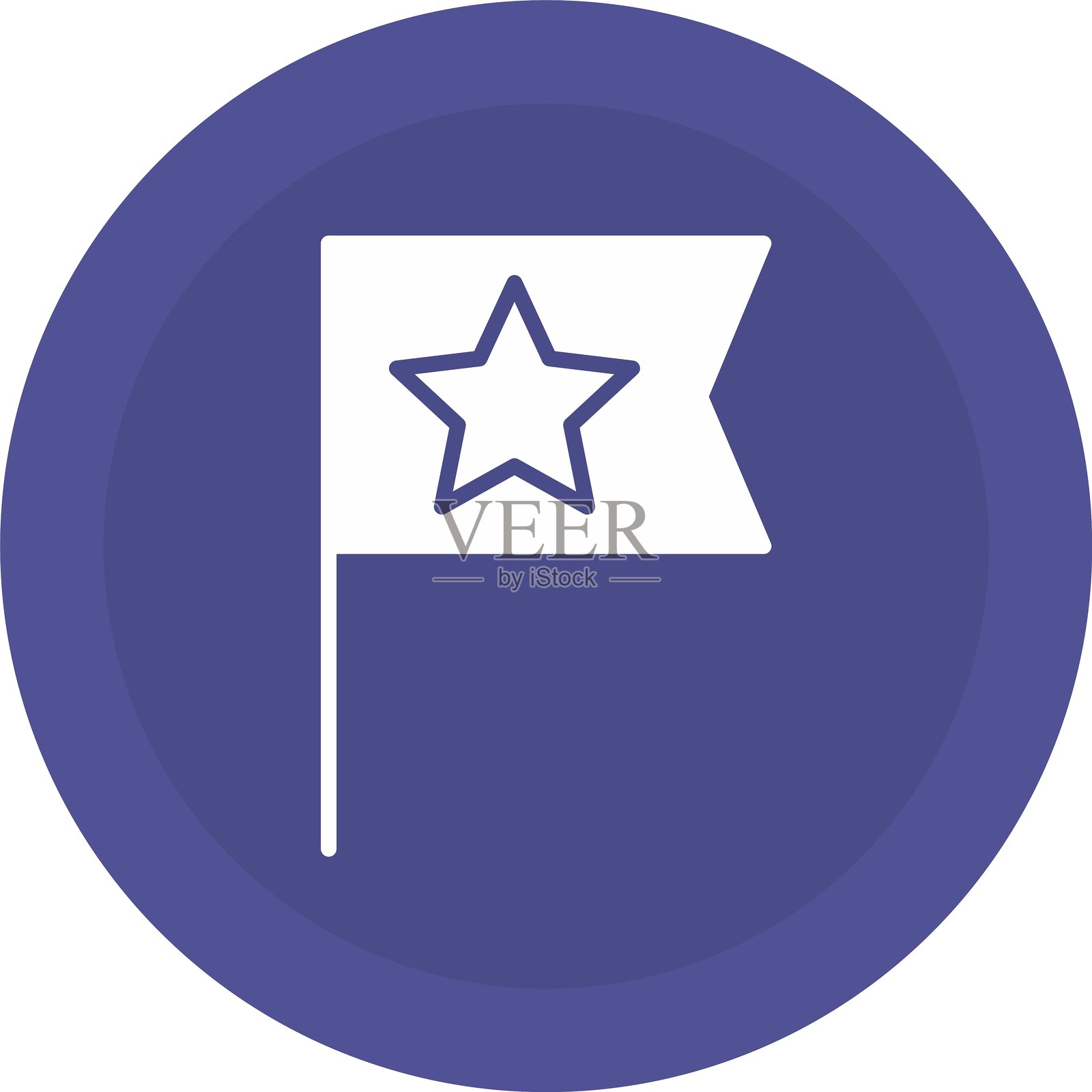 旗帜图标插画图片素材