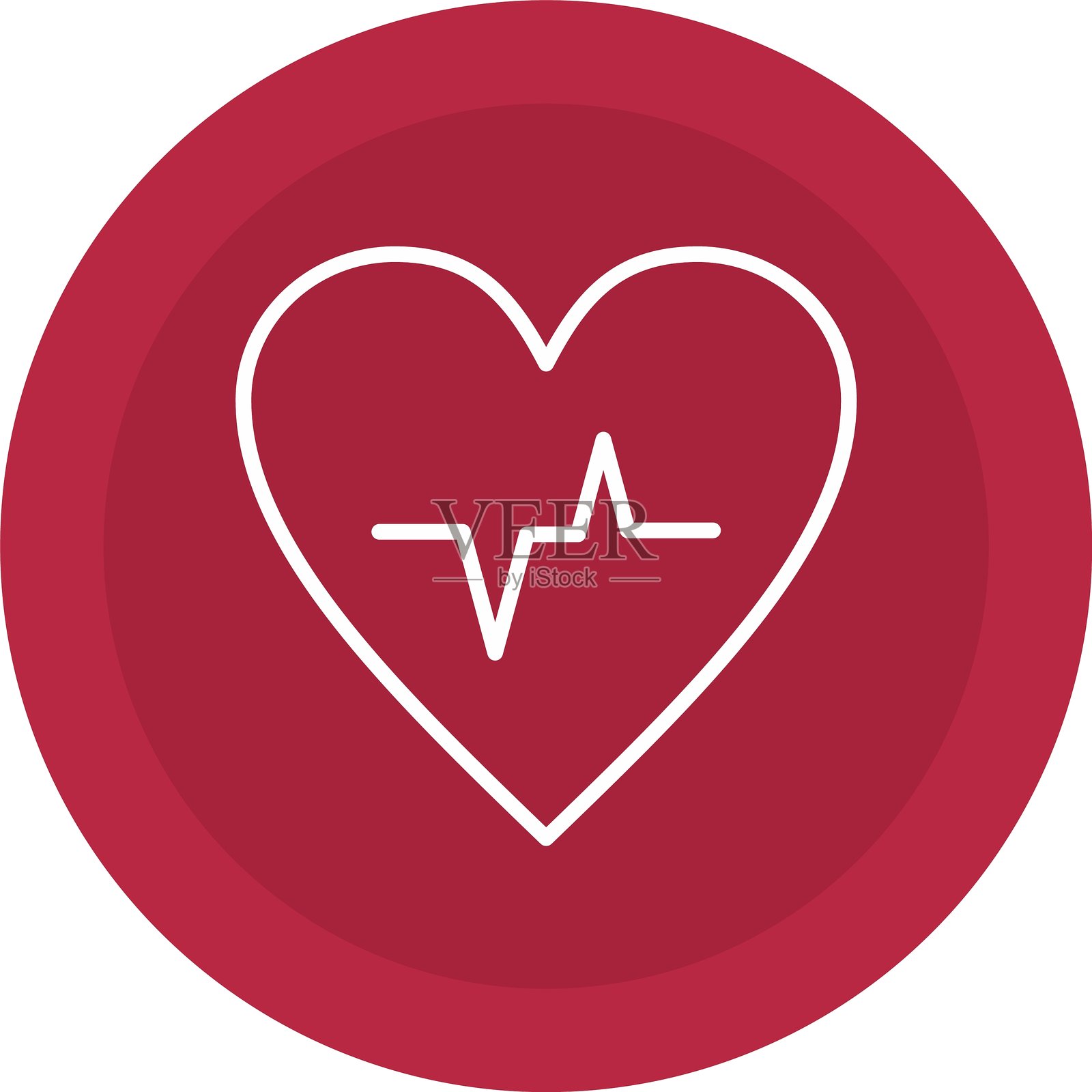 心率图标插画图片素材