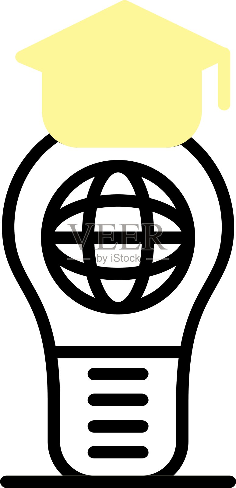 终身学习新图标设计创意插画图片素材