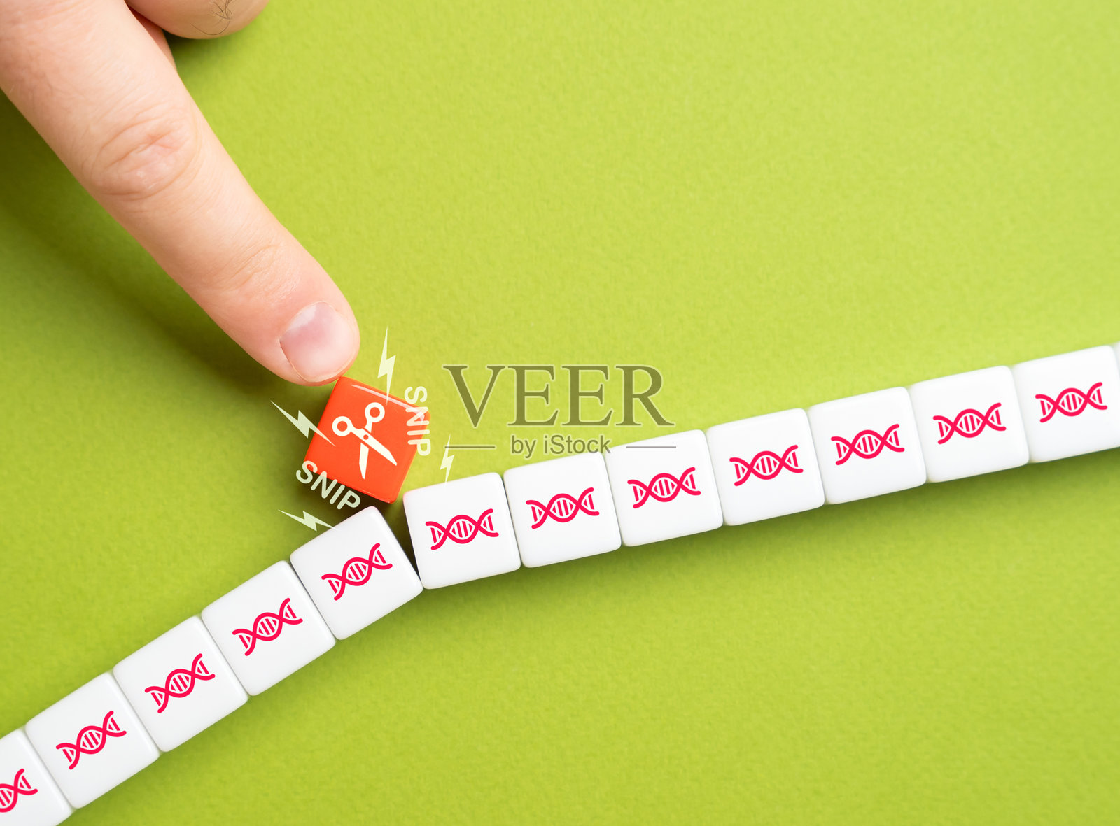 DNA编辑和基因操控。彻底改变现代医学,提供前所未有的对遗传结果的控制。疾病治疗、遗传疾病和个性化医疗。照片摄影图片