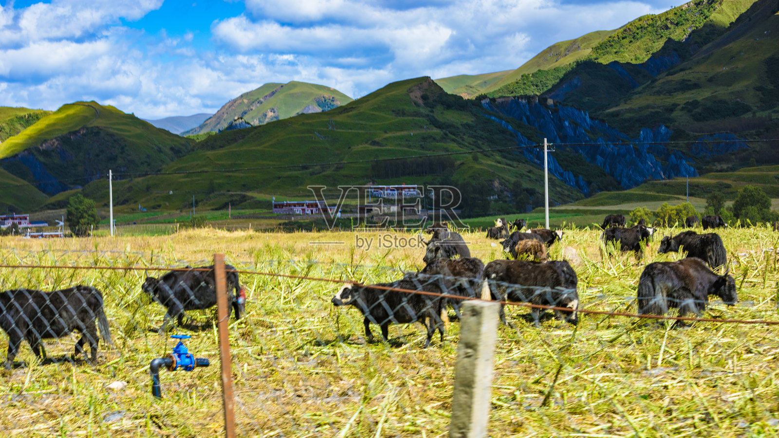 四川省甘孜藏族自治州-沿途风景照片摄影图片