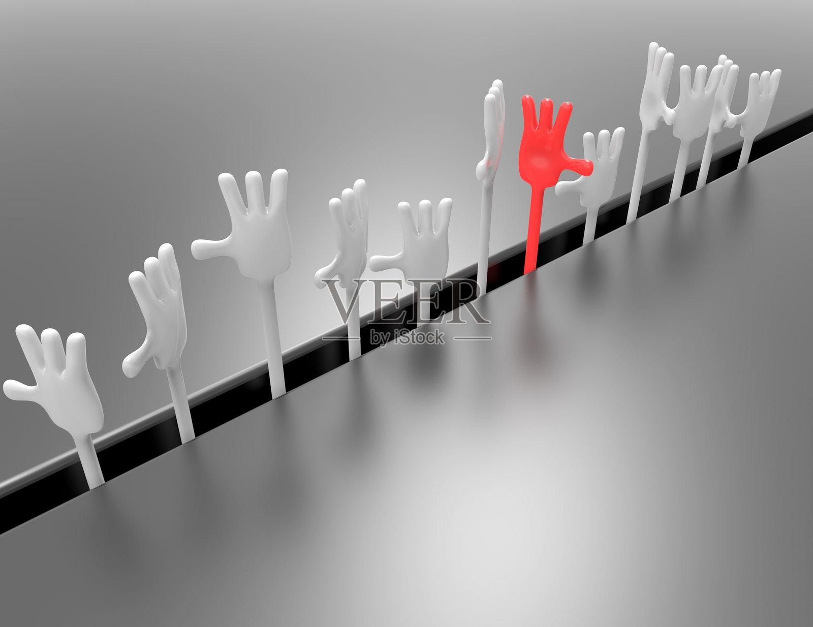 帮助从人群中脱颖而出照片摄影图片