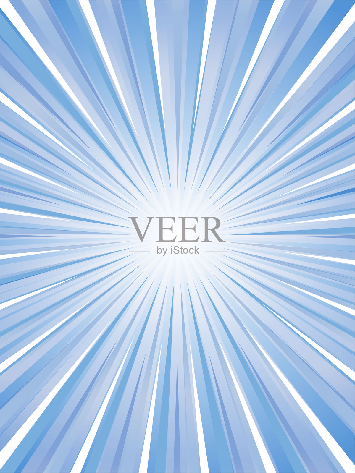 明亮辐射阳光的集中线背景图像_蓝色插画图片素材