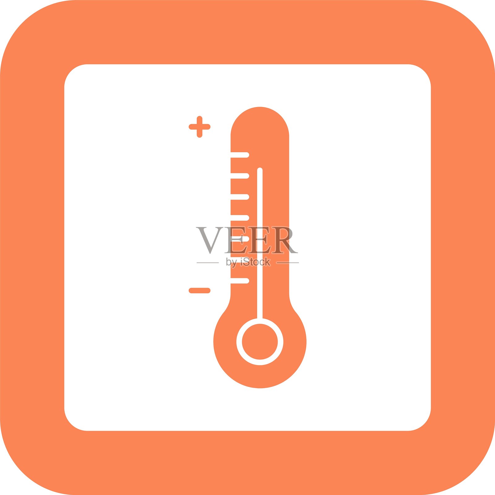 温度计图标插画图片素材