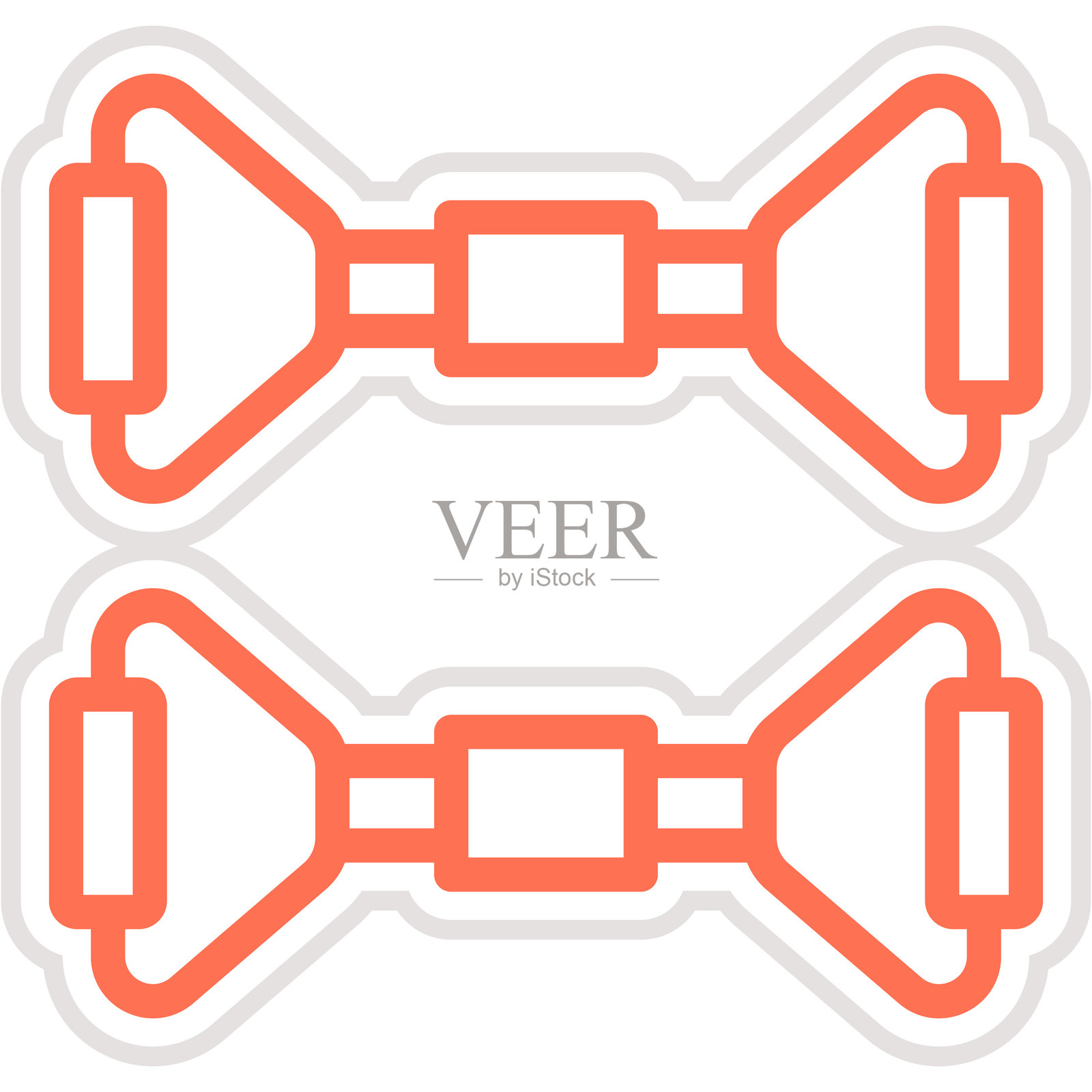 胸部扩展器矢量图标设计插图插画图片素材