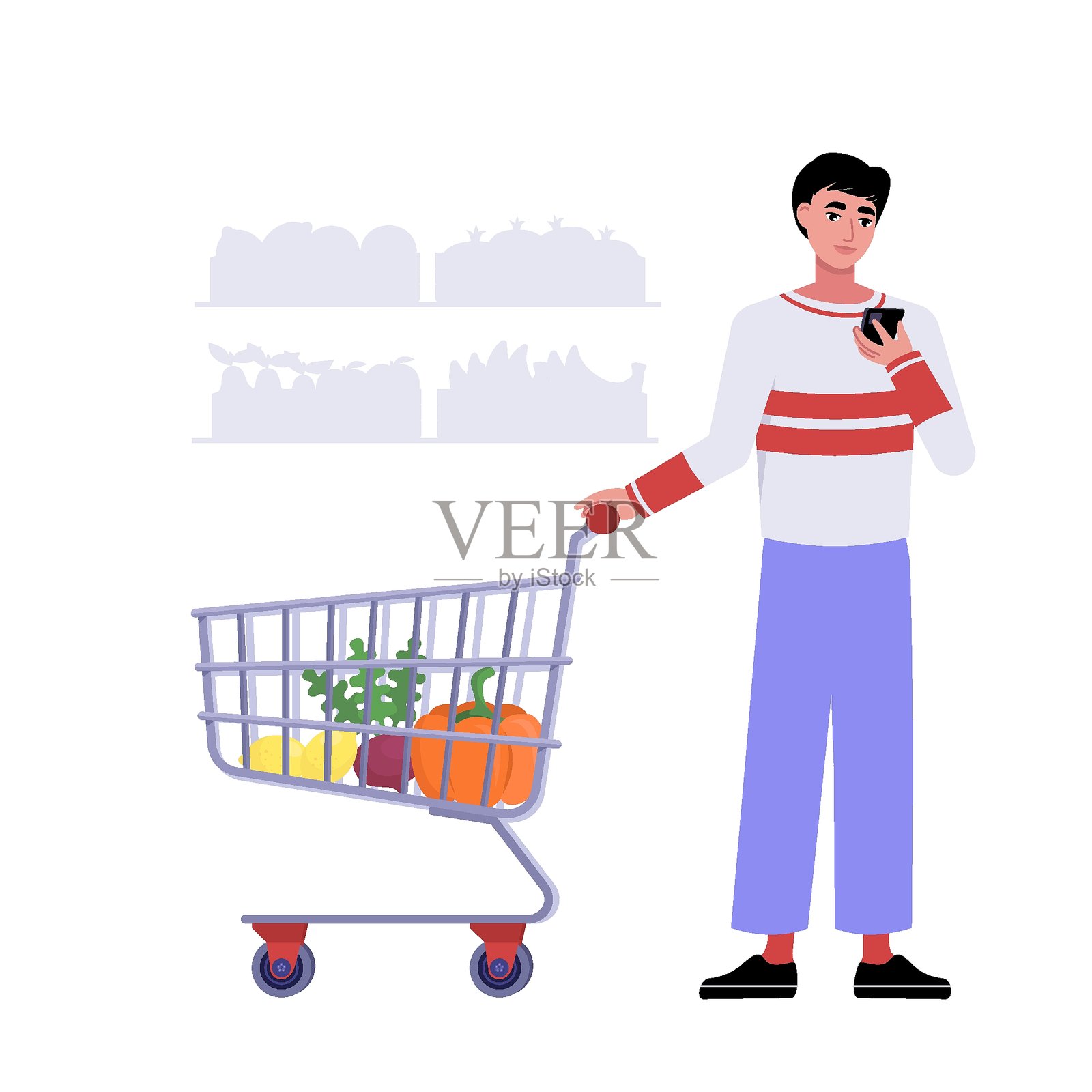 商店插画图片素材