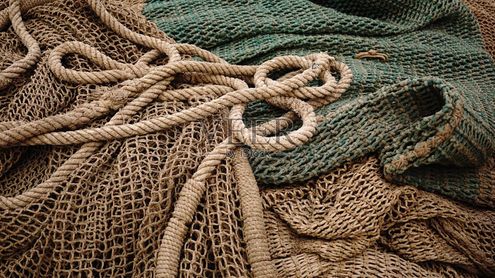 绳索的全景特写照片摄影图片