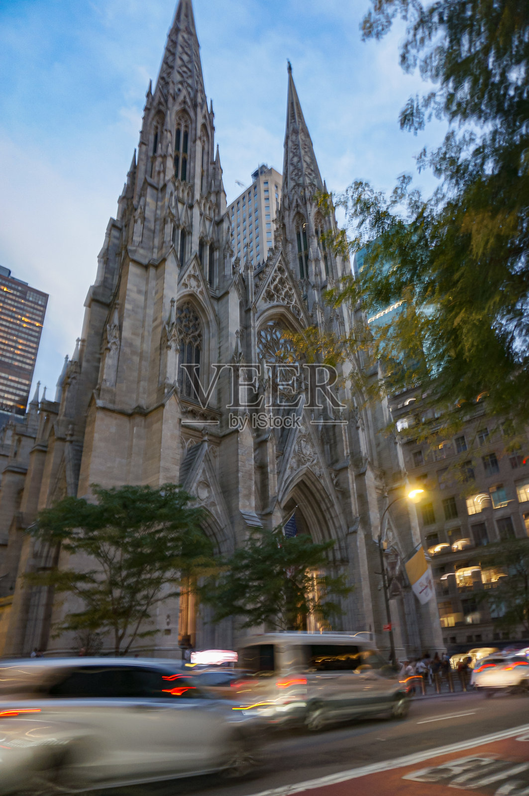 曼哈顿教堂照片摄影图片