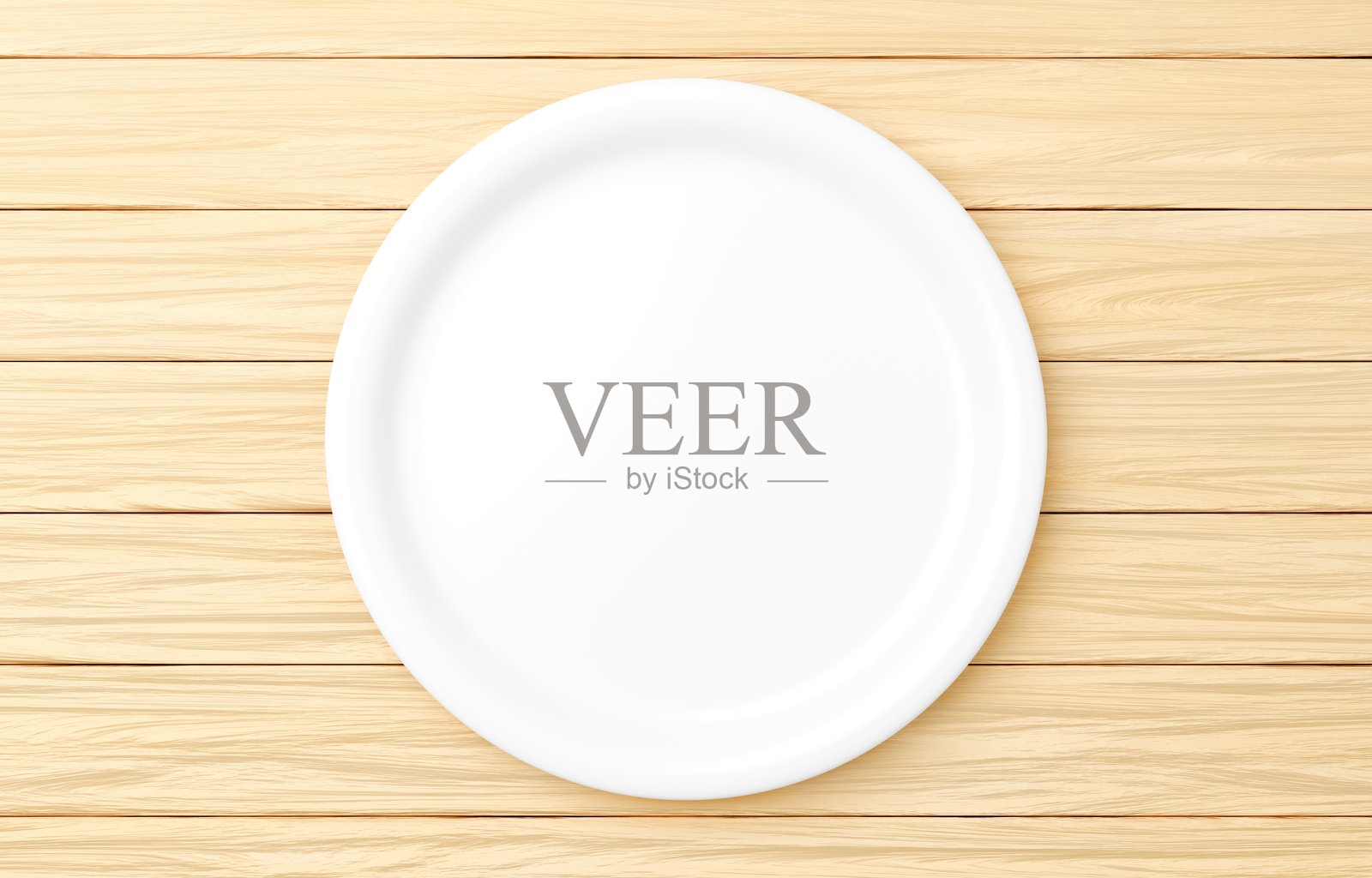 简单盘子的3D插图照片摄影图片