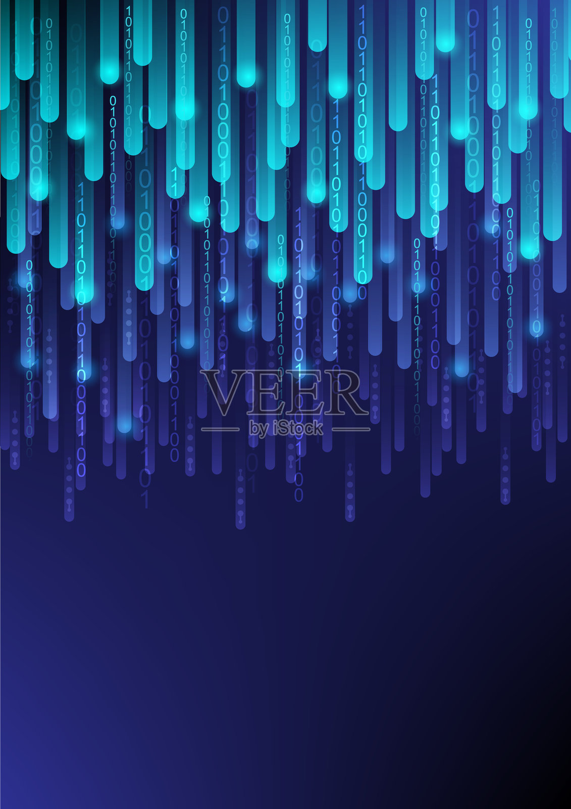 抽象数字数据系统下载计算技术背景概念。插画图片素材