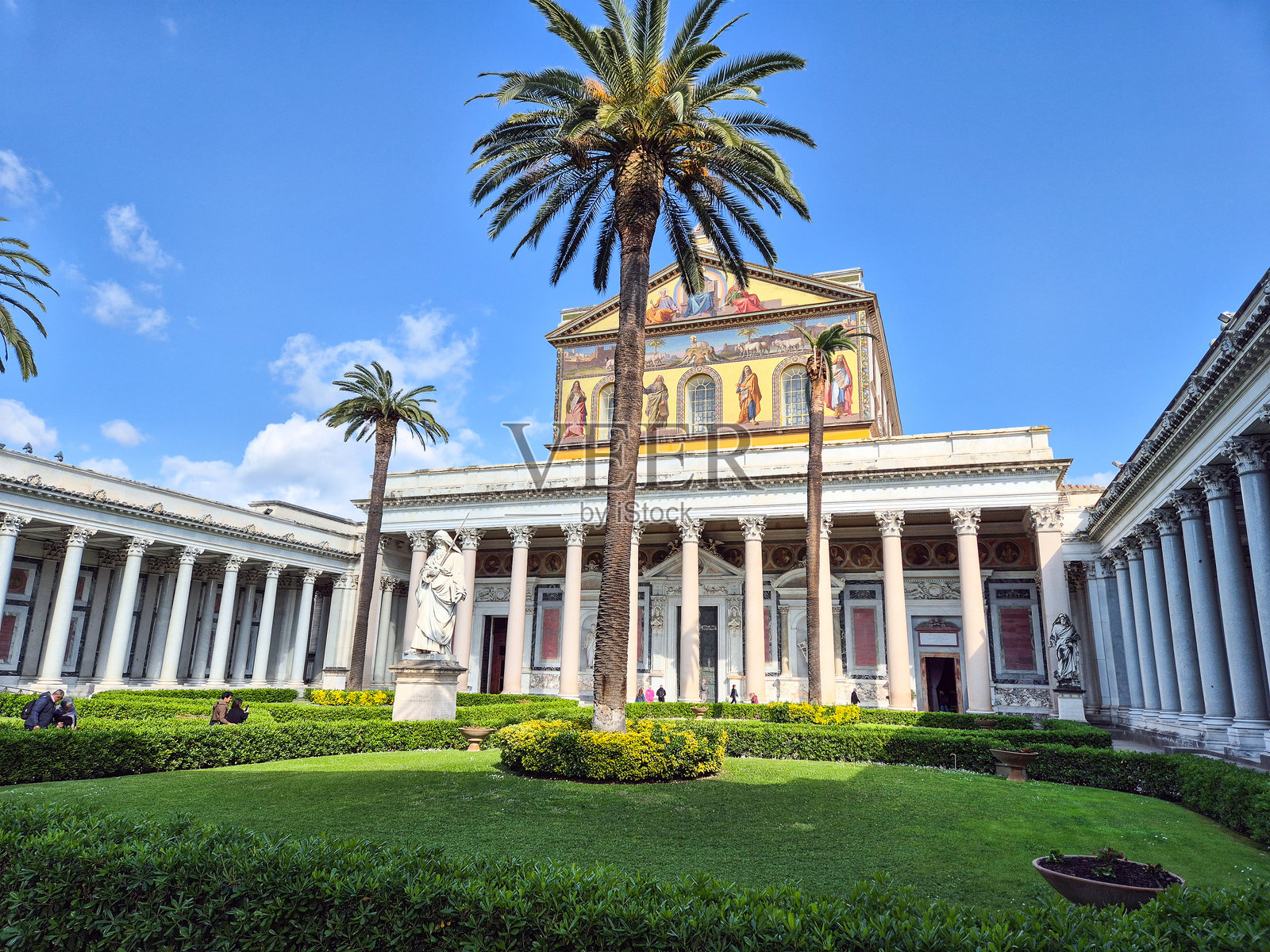 圣保罗大教堂(城外)照片摄影图片