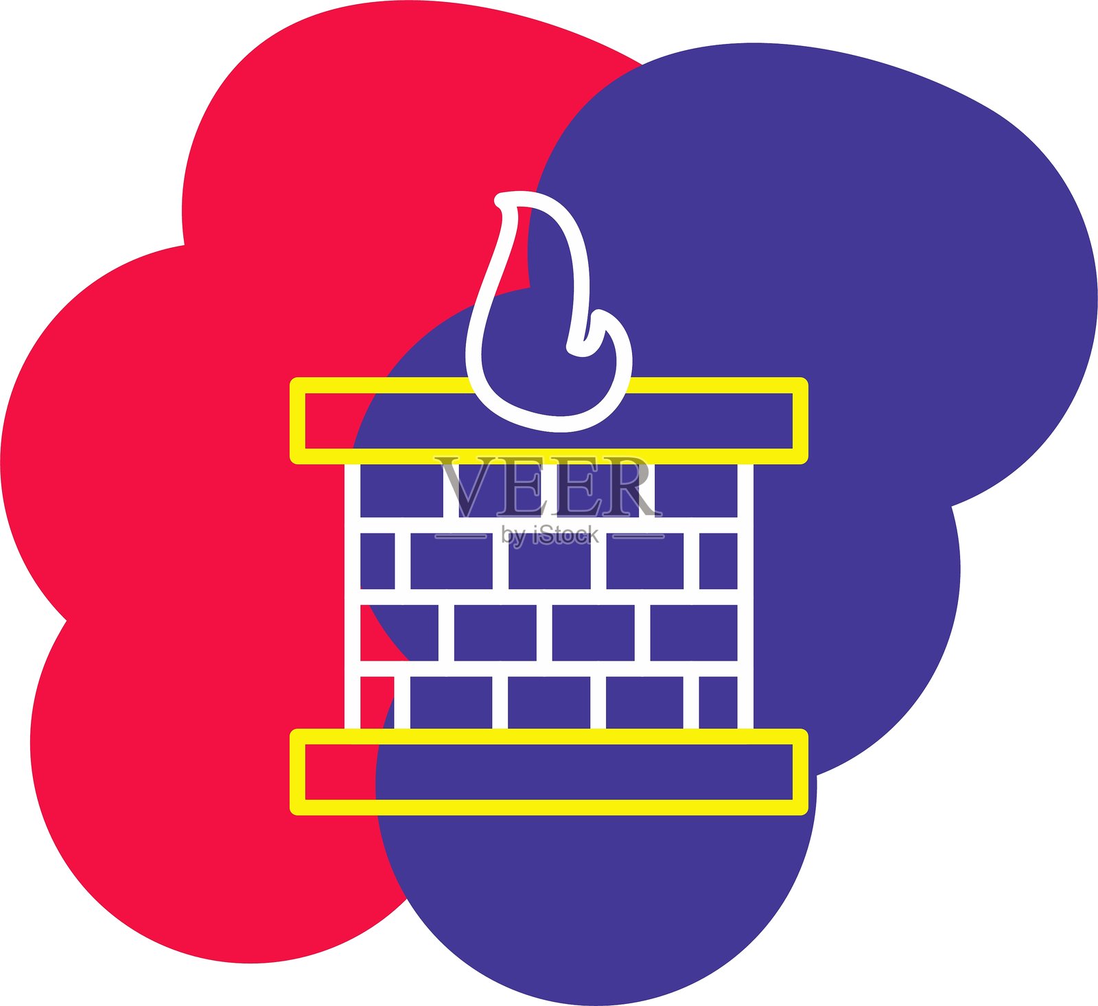 防火墙图标插画图片素材