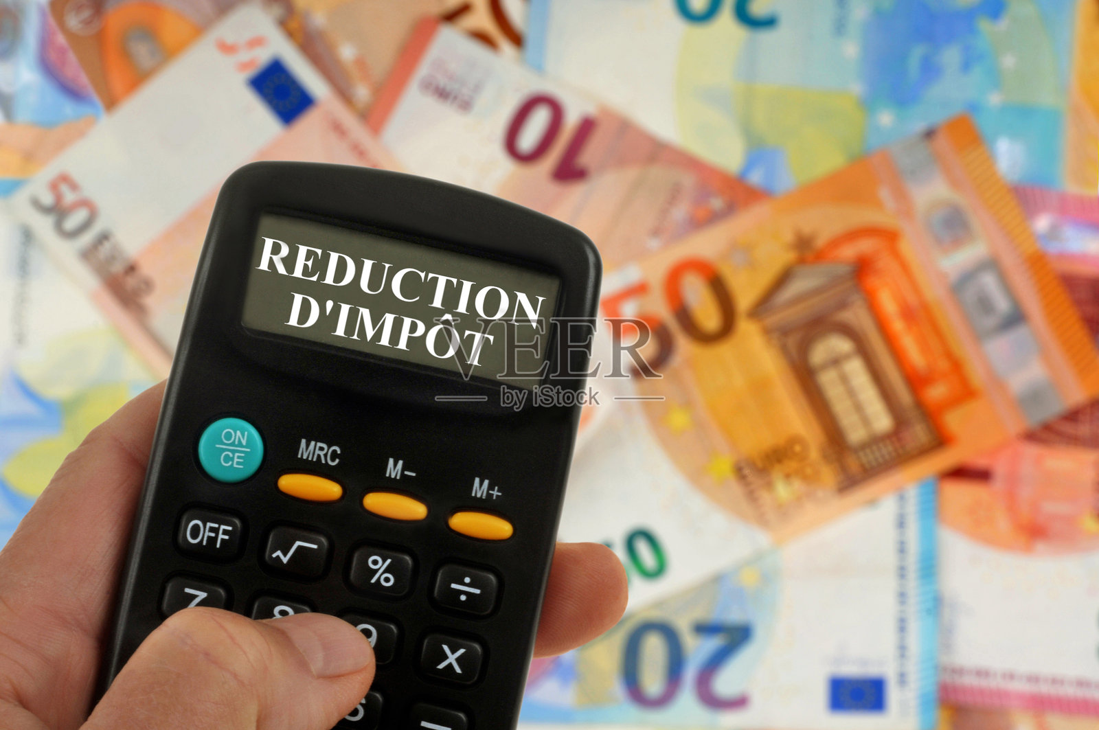 法国税收减免概念照片摄影图片