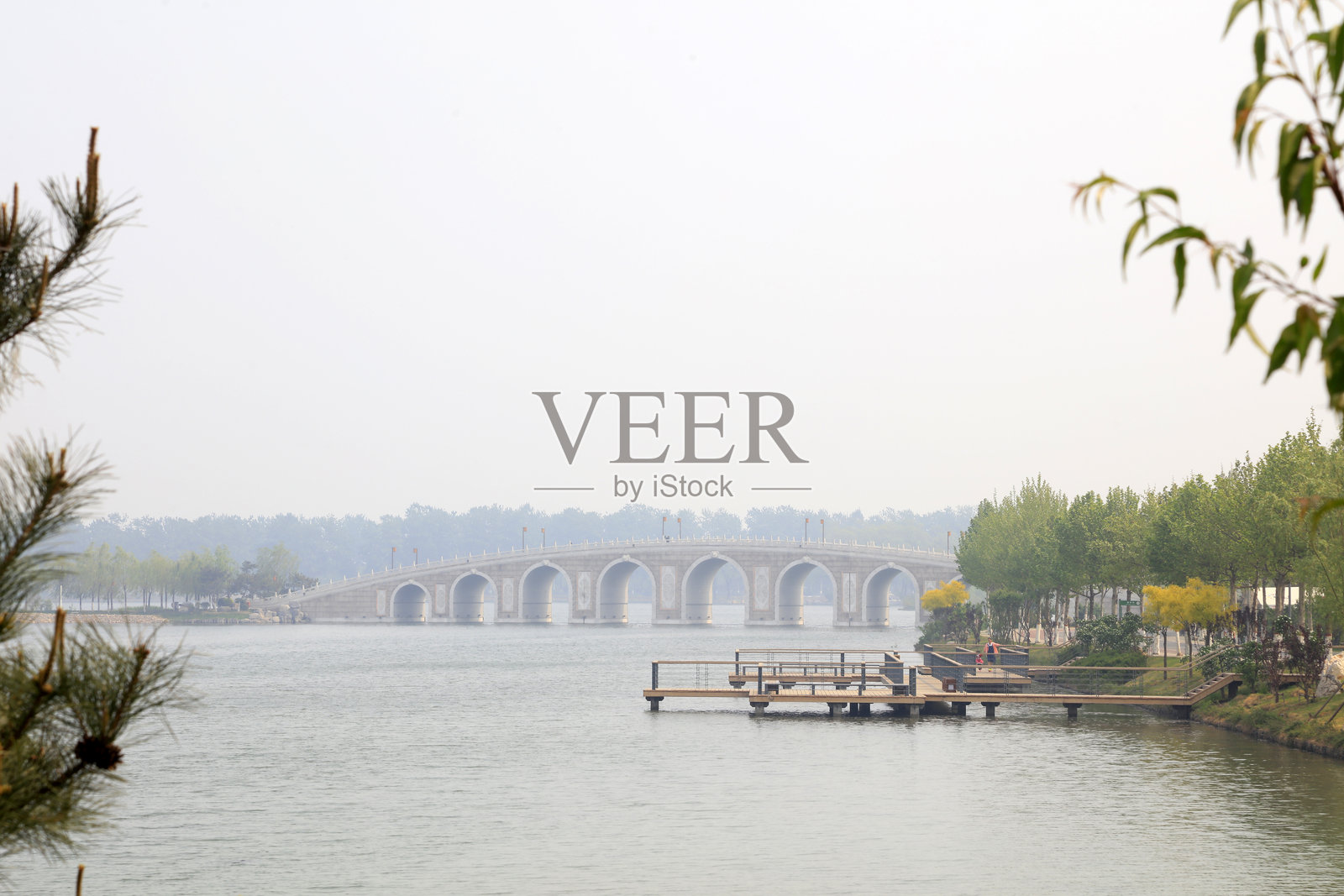 中国唐山南湖风景照片摄影图片