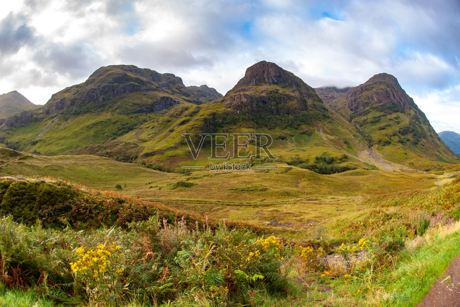 格伦科的三姐妹,苏格兰高地照片摄影图片