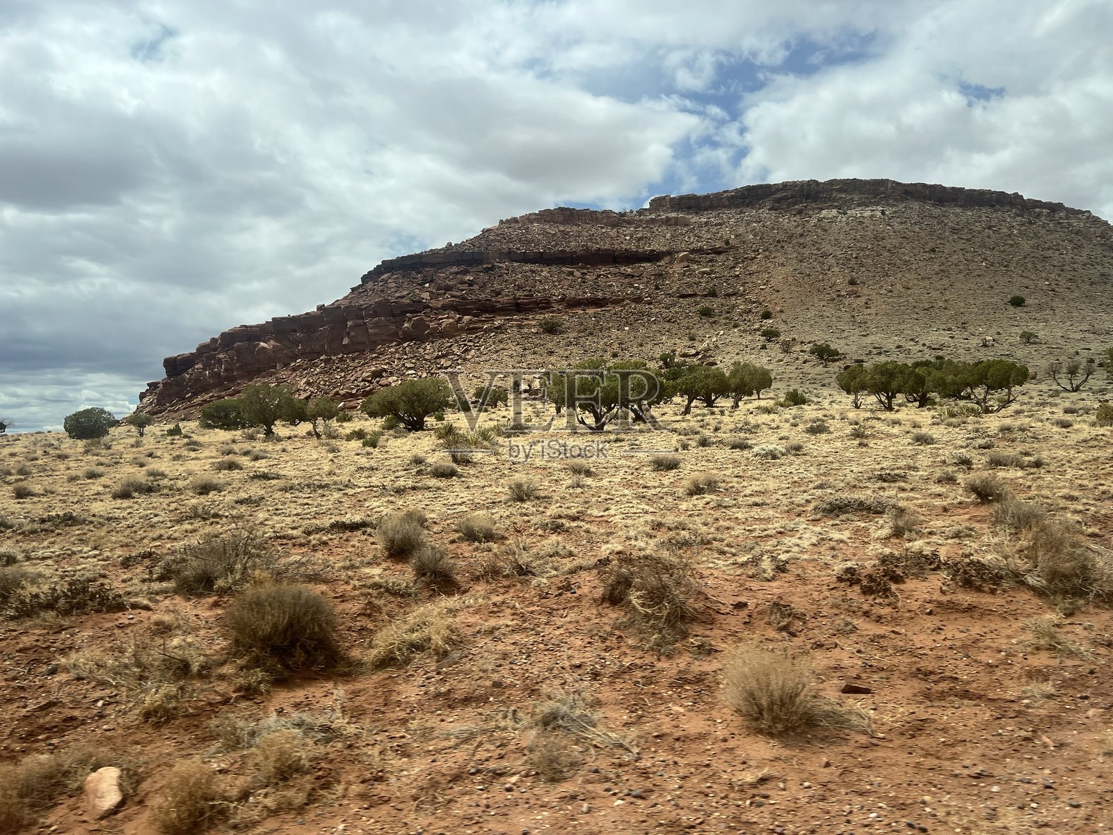 大峡谷边缘的纳瓦霍保留地上的甜点照片摄影图片