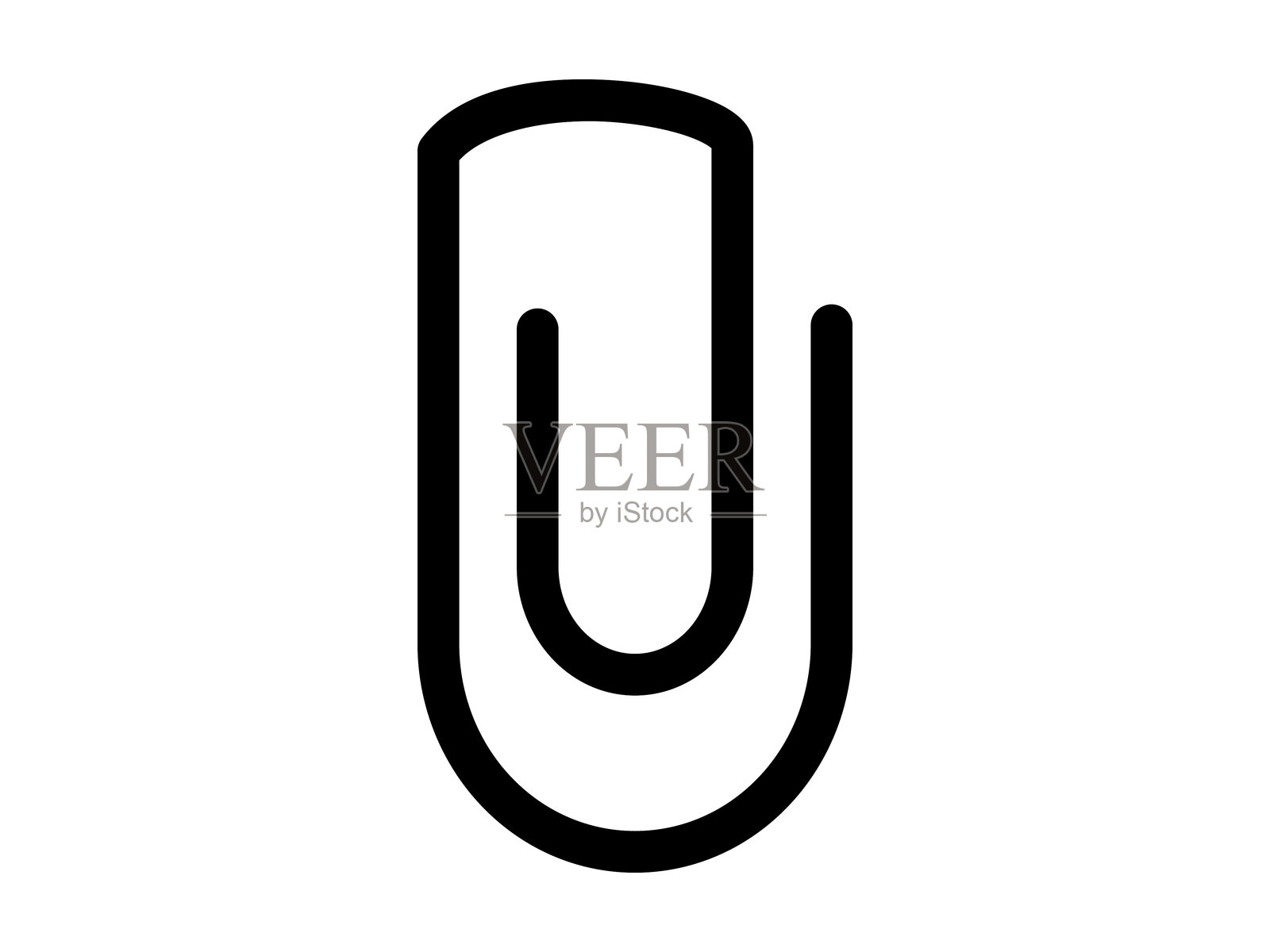 回形针图标矢量插图设计插画图片素材