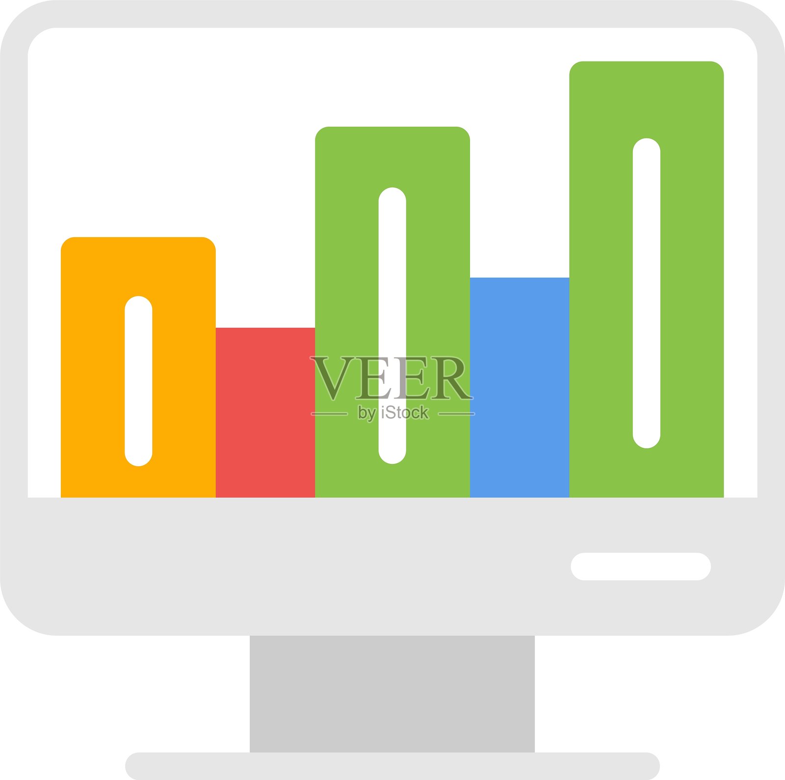 区域图扁平图标设计插画图片素材