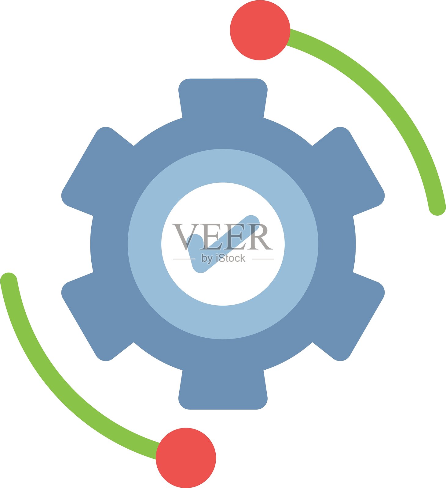 设置向导扁平图标设计插画图片素材