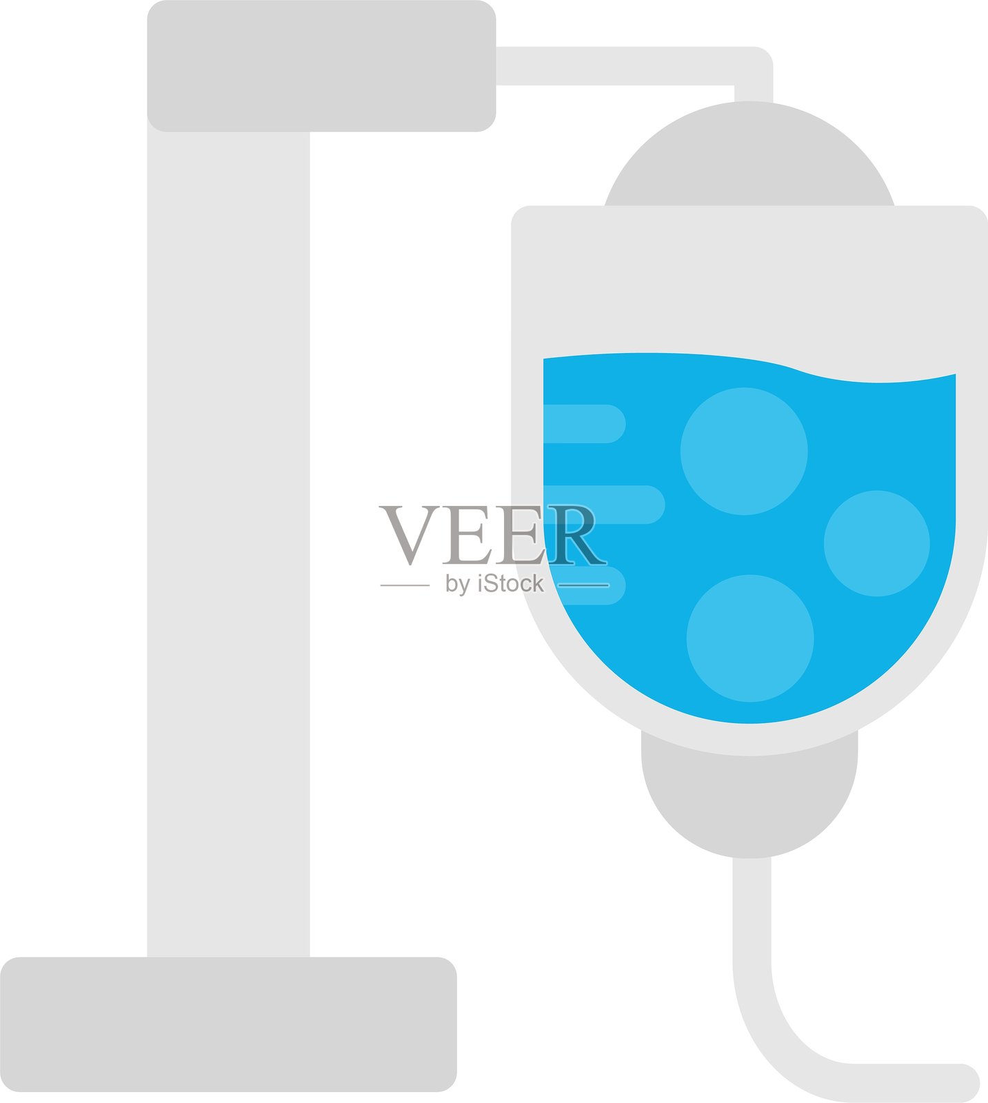 IV滴注平面图标设计插画图片素材