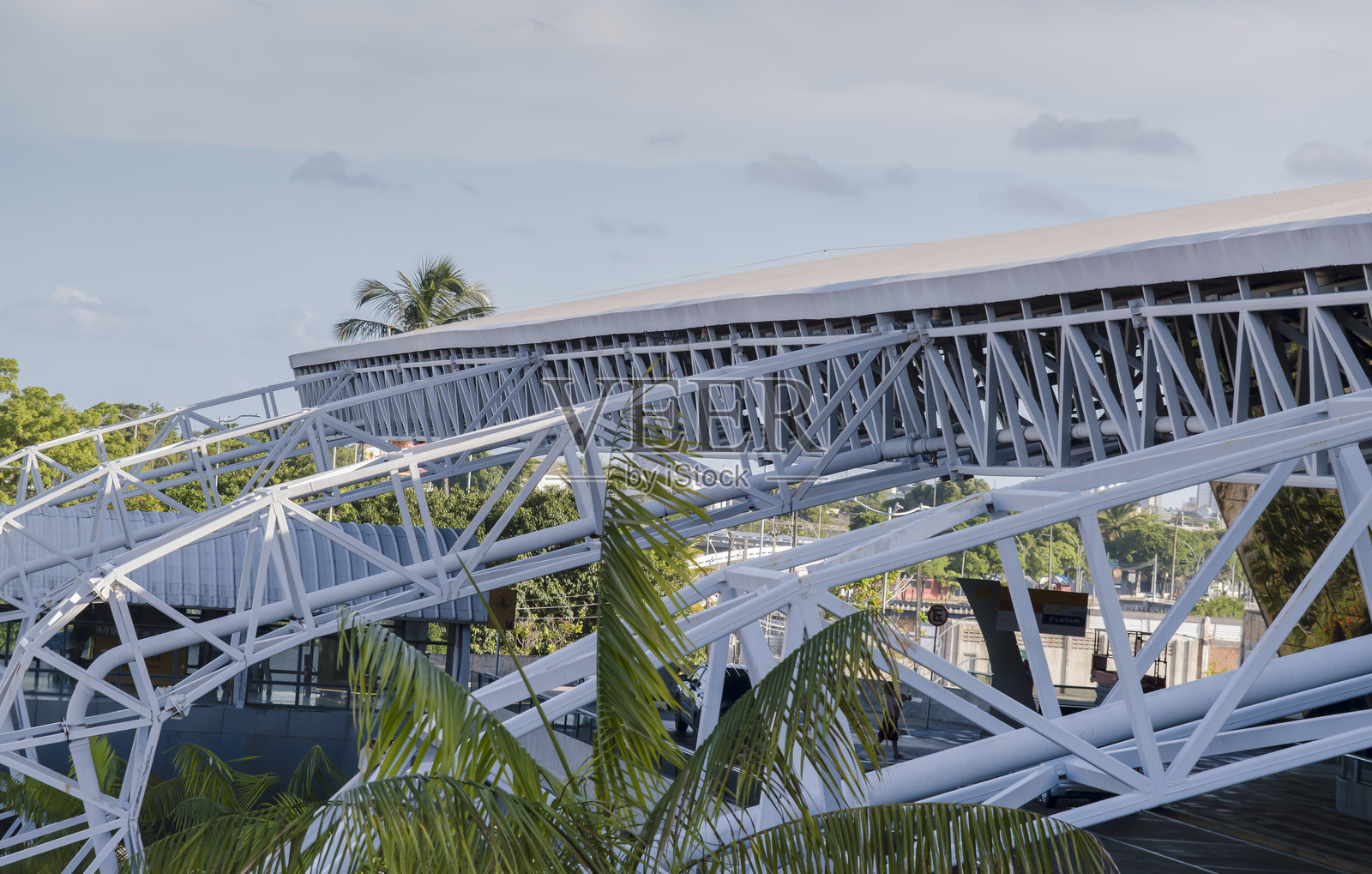 桁架框架形状建筑照片摄影图片