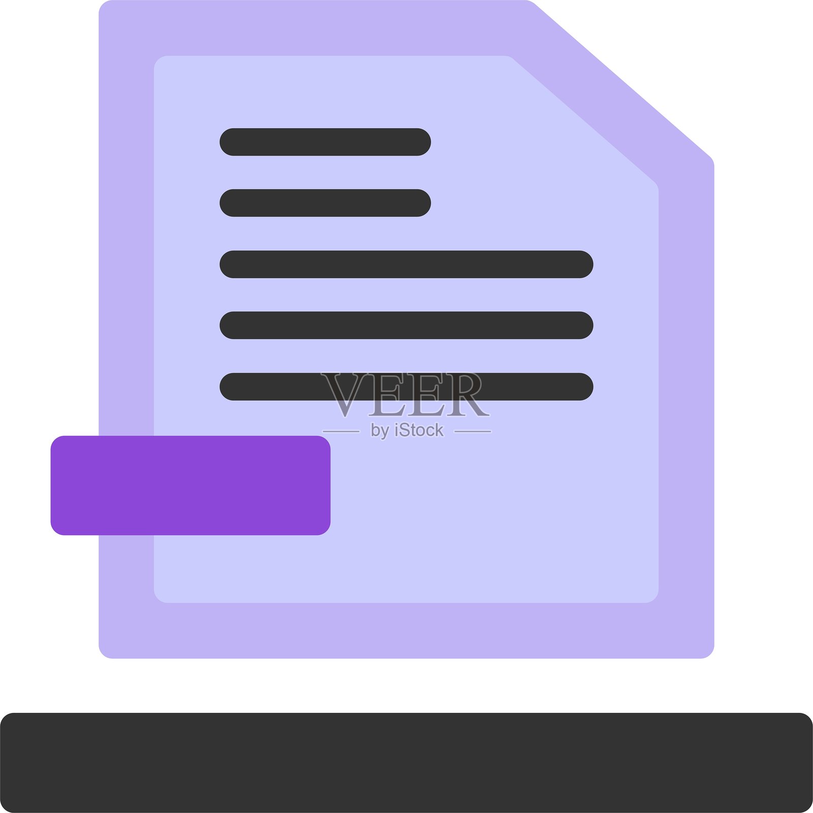 文件扁平风格图标设计插画图片素材