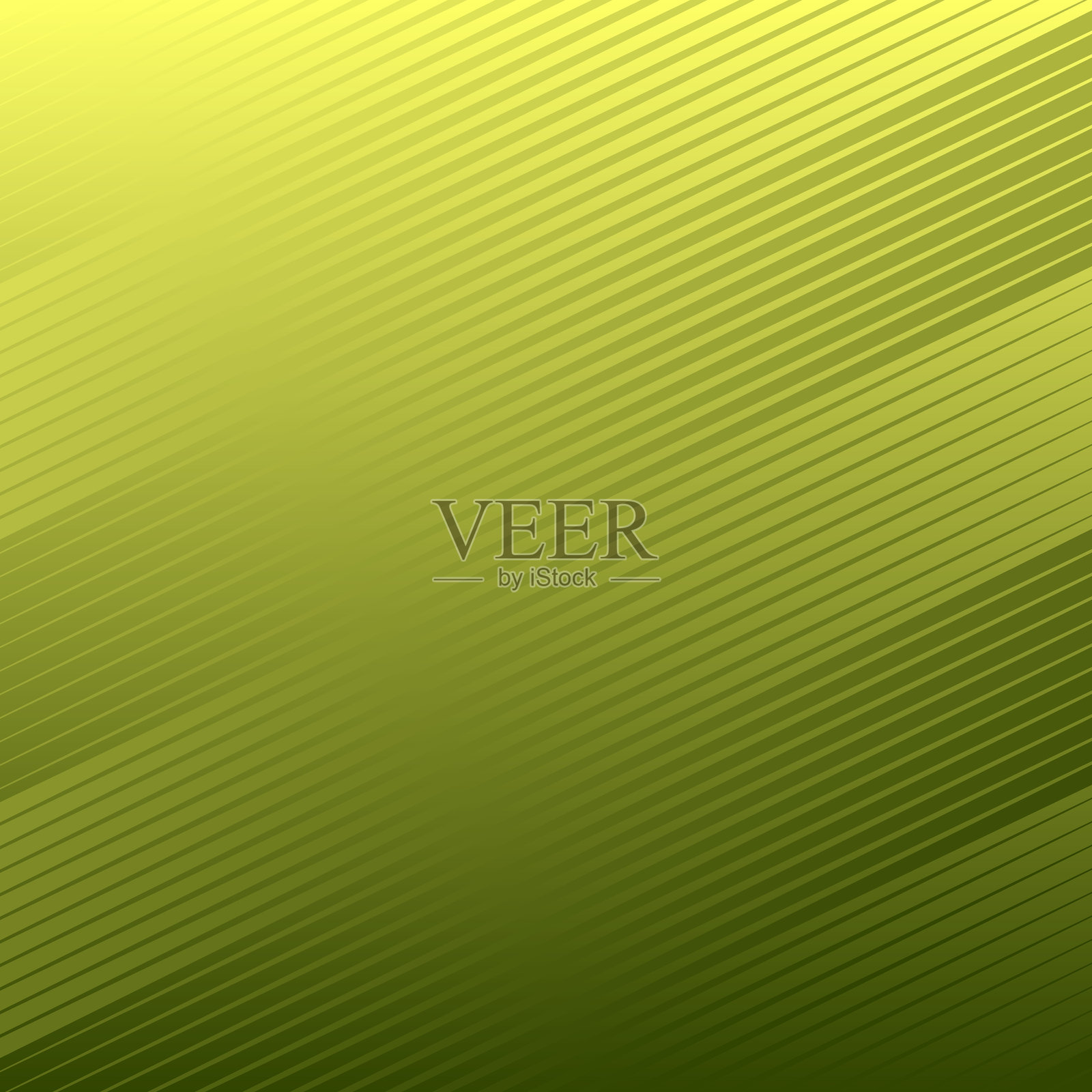 一个充满活力的绿色渐变背景,带有斜线。插画图片素材