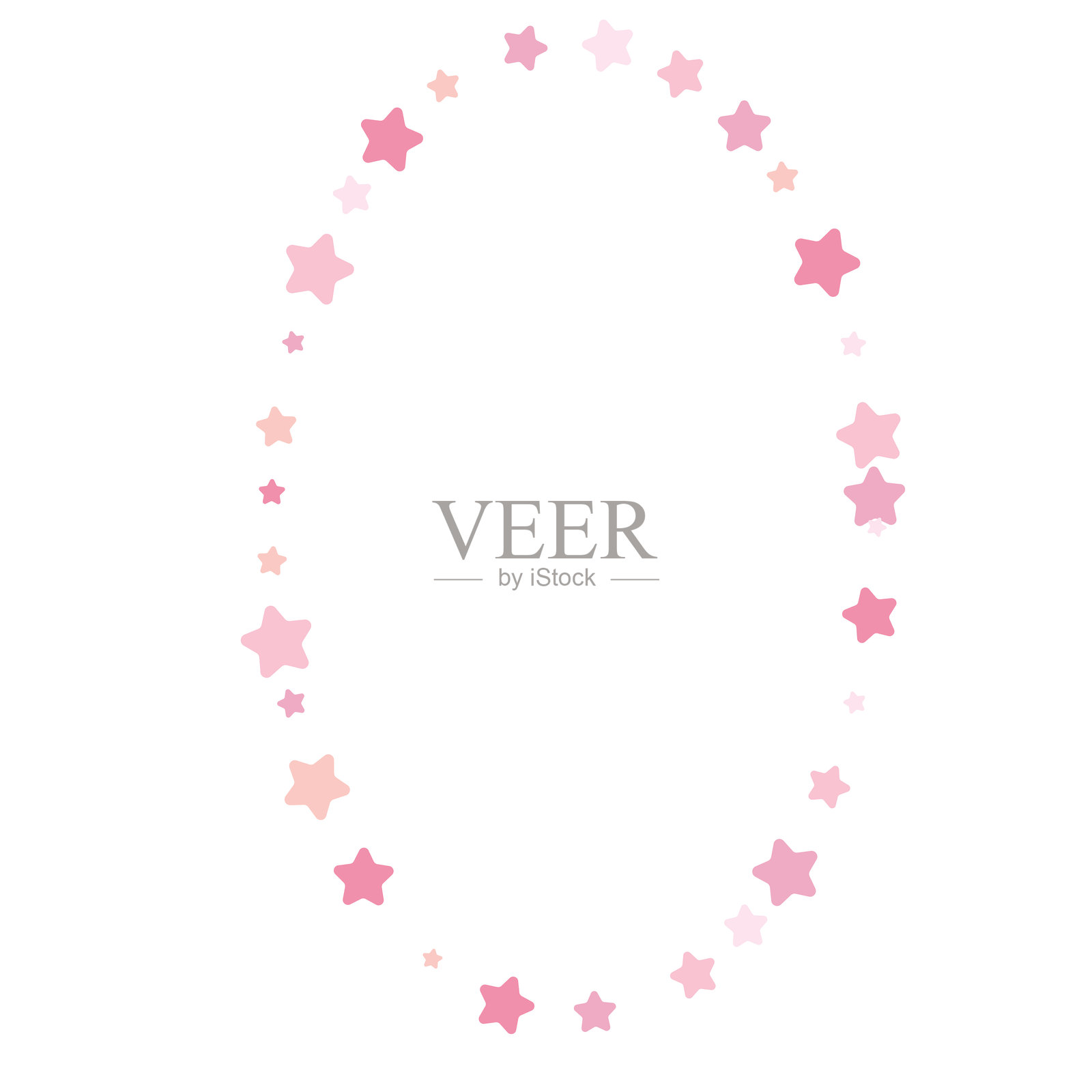 粉色手绘节日装饰闪光粉插画图片素材