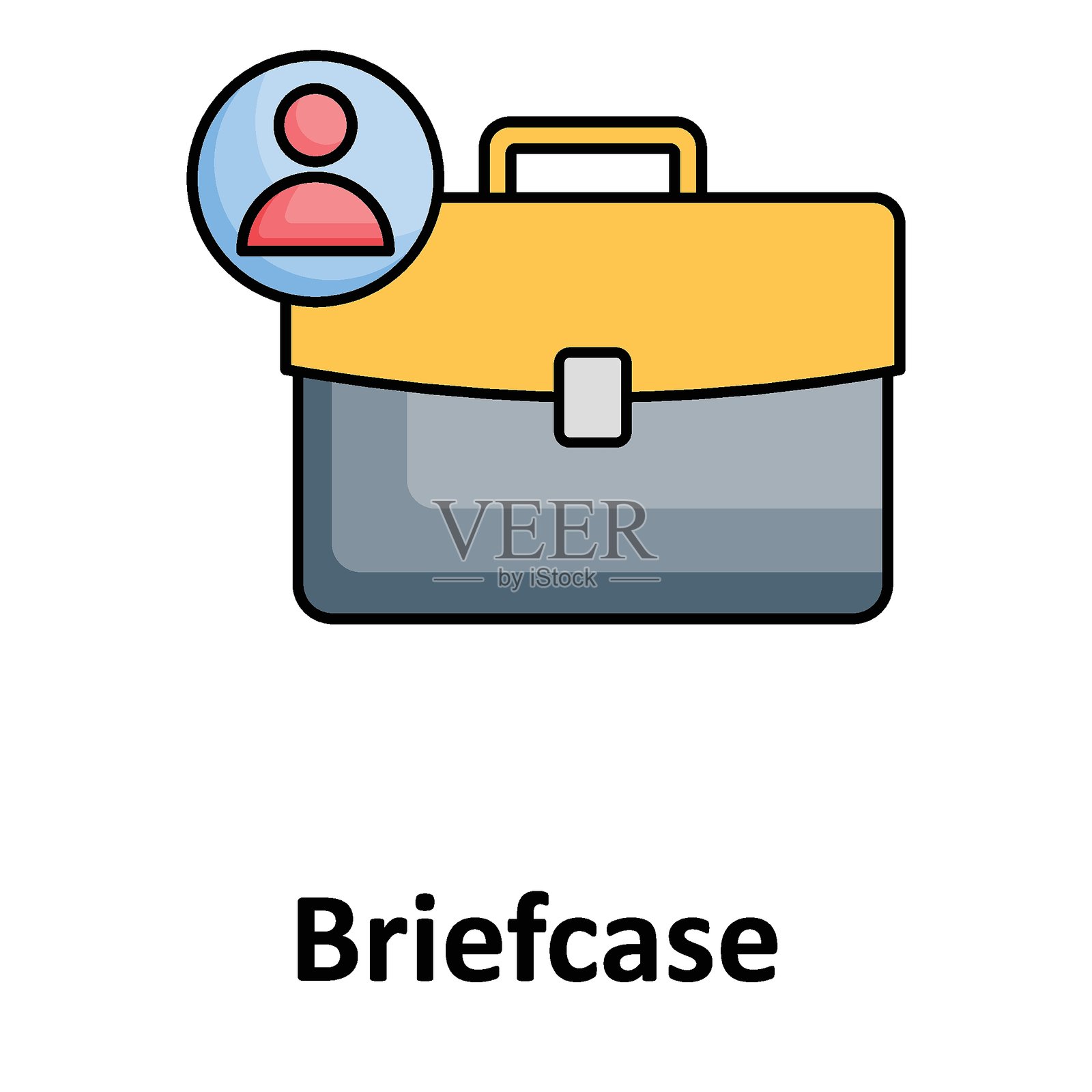 可轻松修改或编辑的美元颜色矢量图标插画图片素材