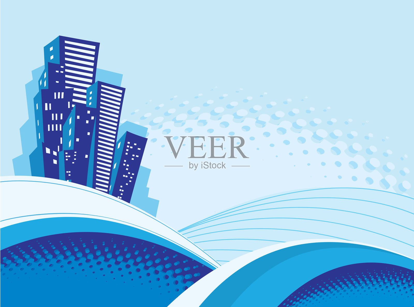 许多房屋插画图片素材