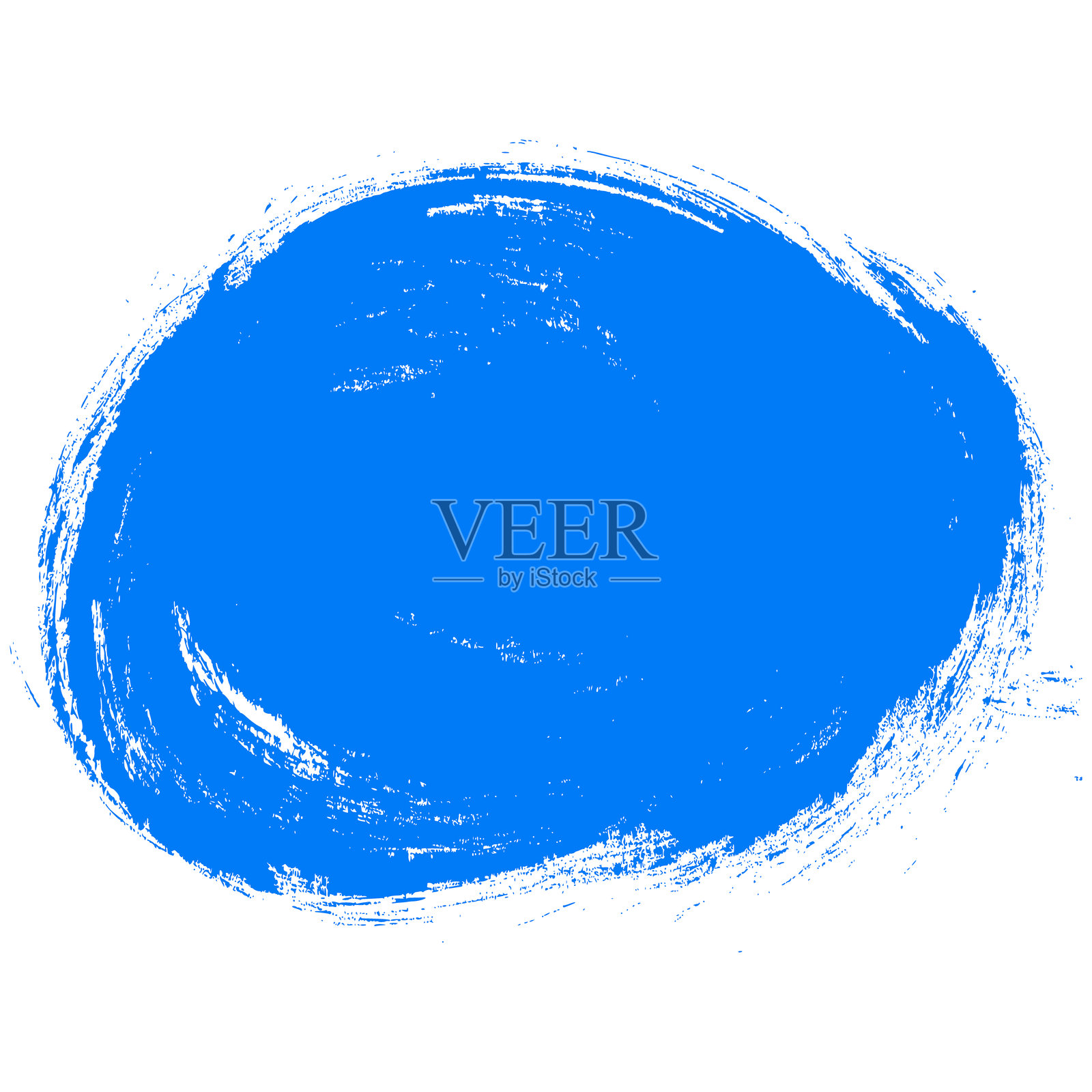 蓝色手绘粗糙墨水笔触。创意抽象的画笔线条,边缘粗糙。用于背景的污渍。自由手绘的涂鸦线条边框。黑色飞溅。插画图片素材