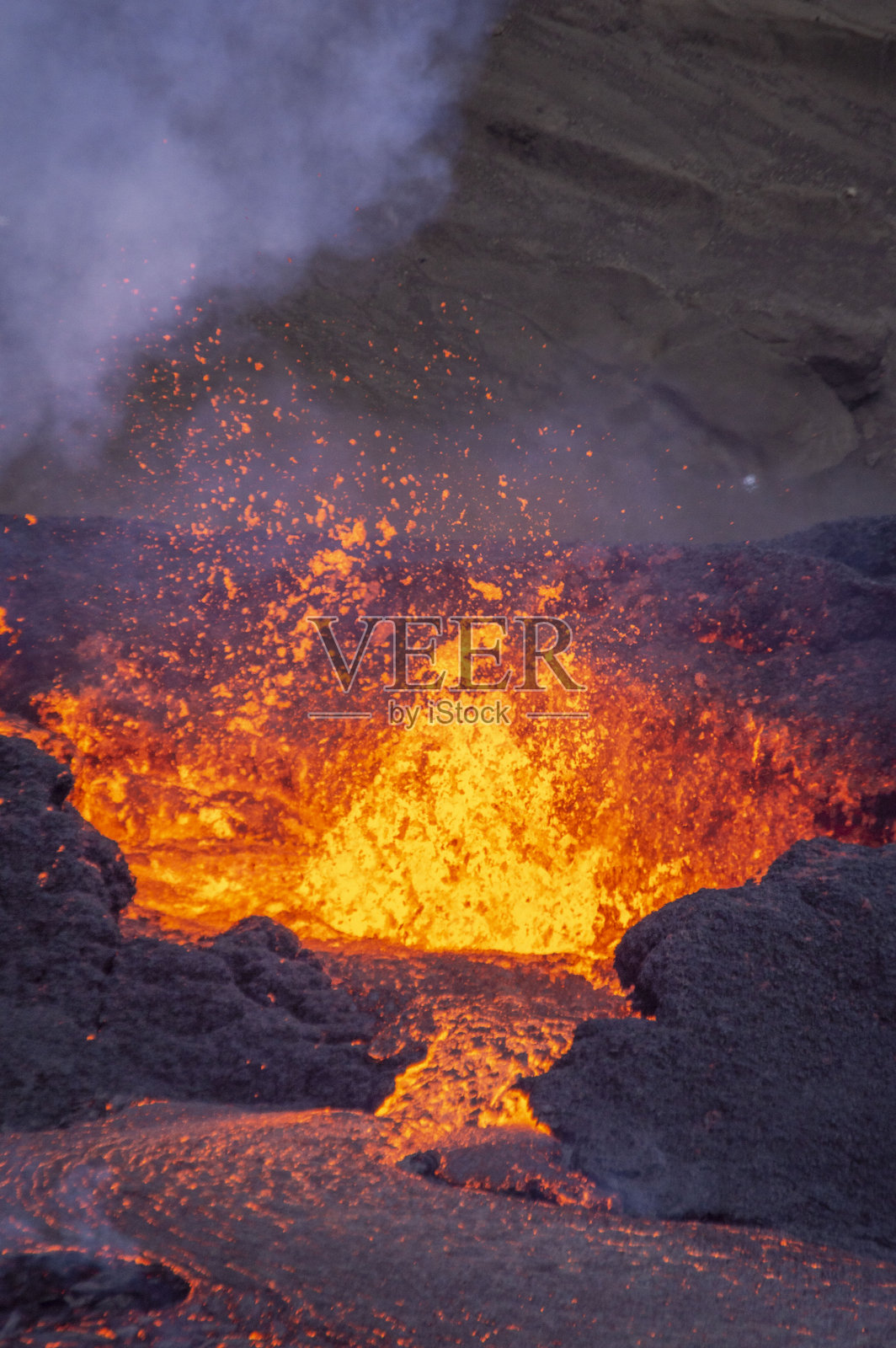 冰岛的火山照片摄影图片