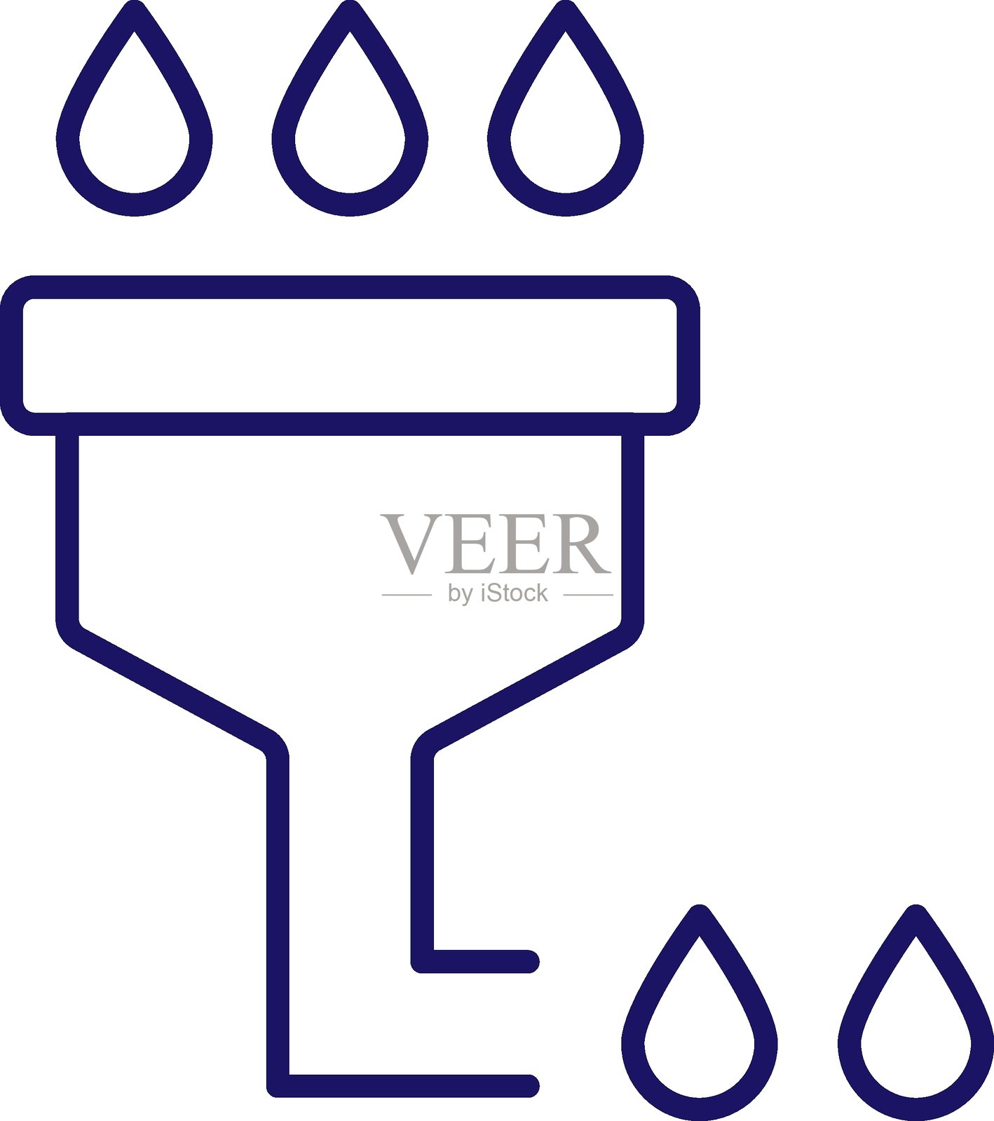 图形和网页设计、应用程序、广告、各种卡片的过滤轮廓标志插画图片素材