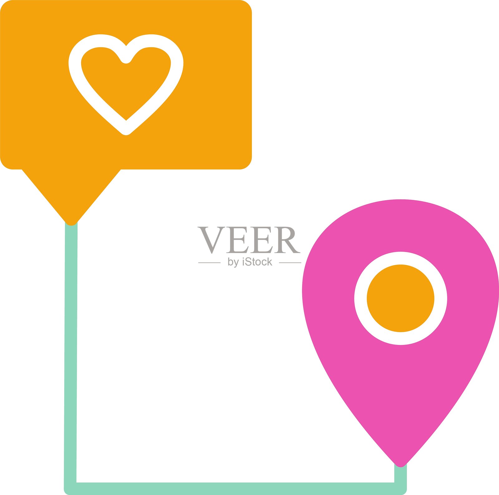 位置图标插画图片素材