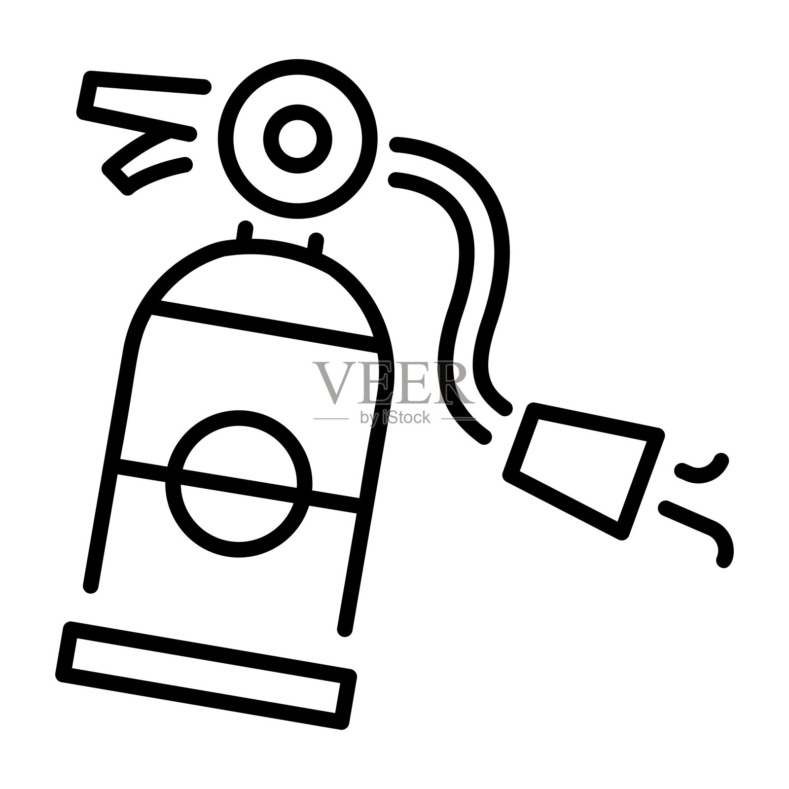 灭火器插画图片素材