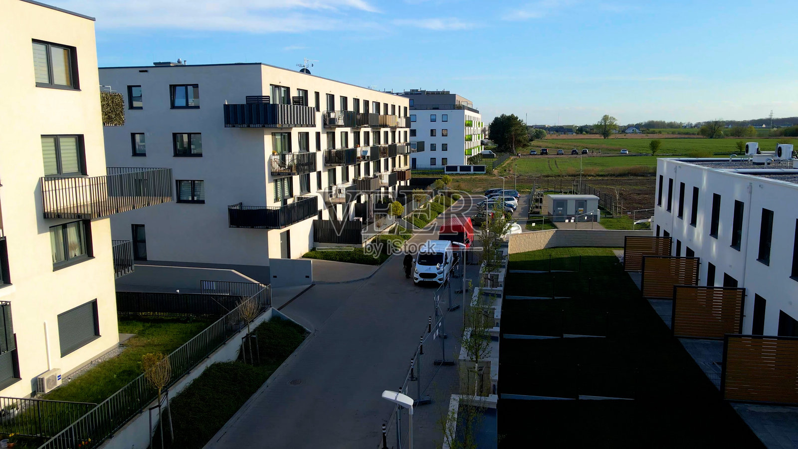 现代住宅综合体抵押贷款新基础设施照片摄影图片