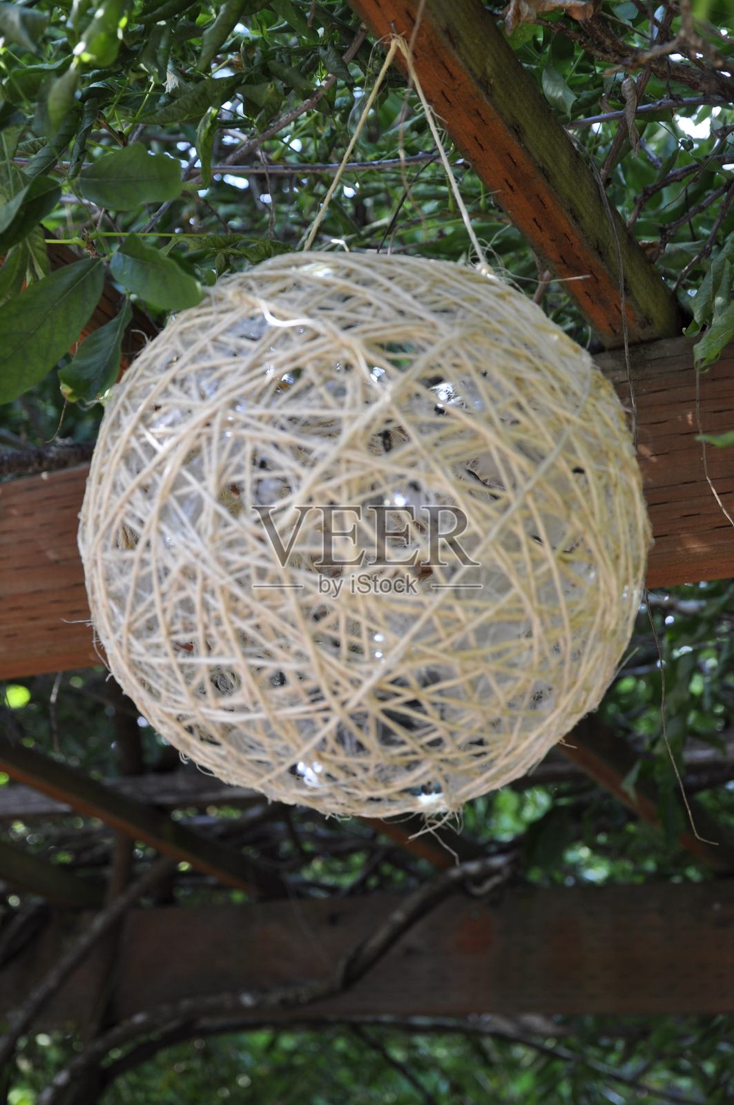 毛线灯笼照片摄影图片