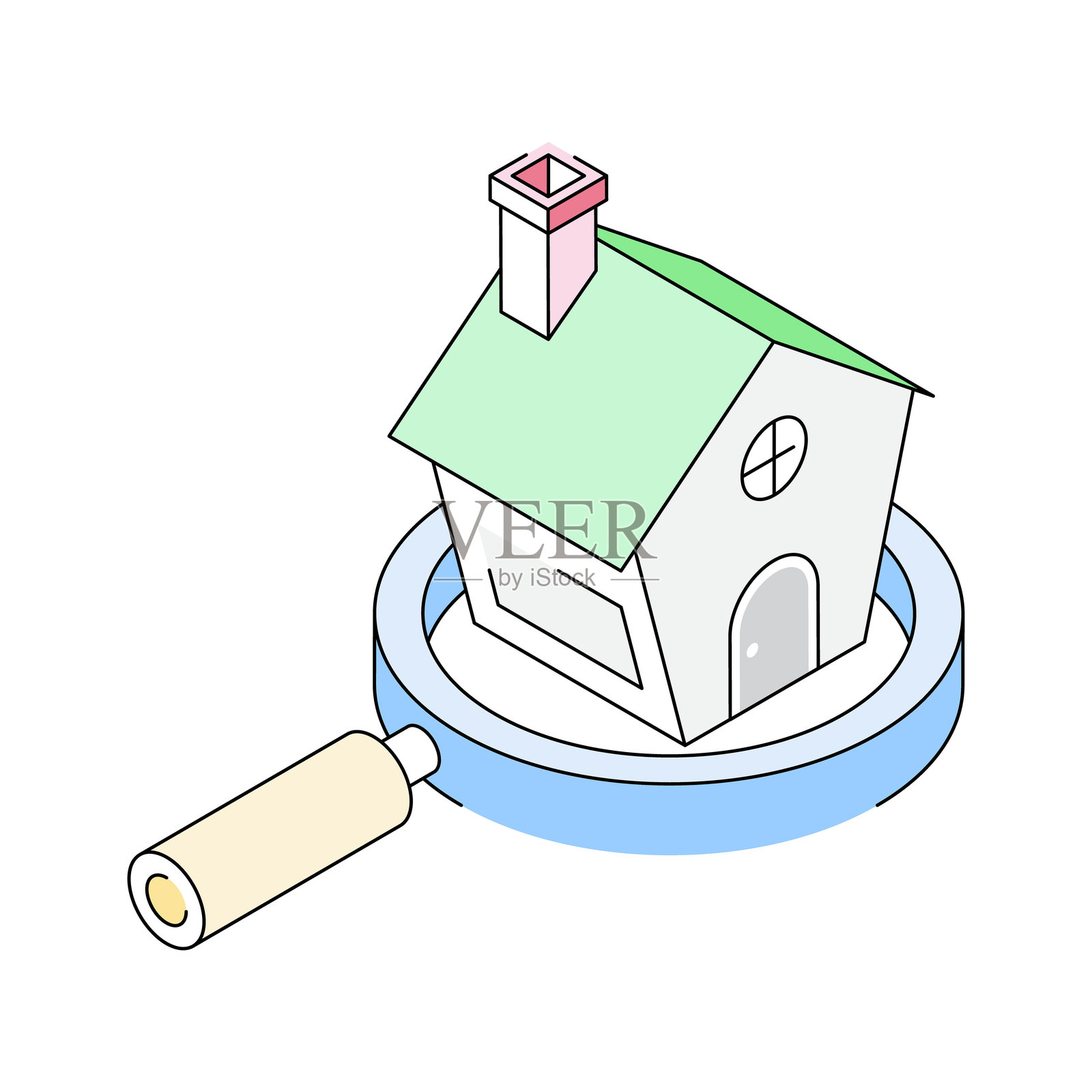 搜索物业插画图片素材