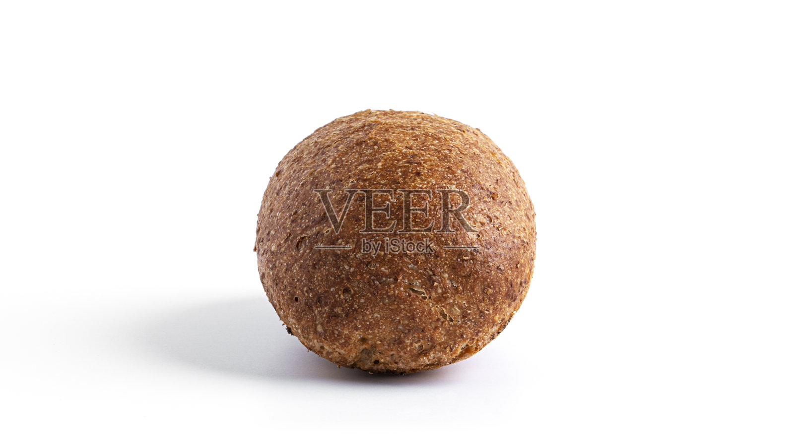 面包圈孤立在白色背景上。照片摄影图片