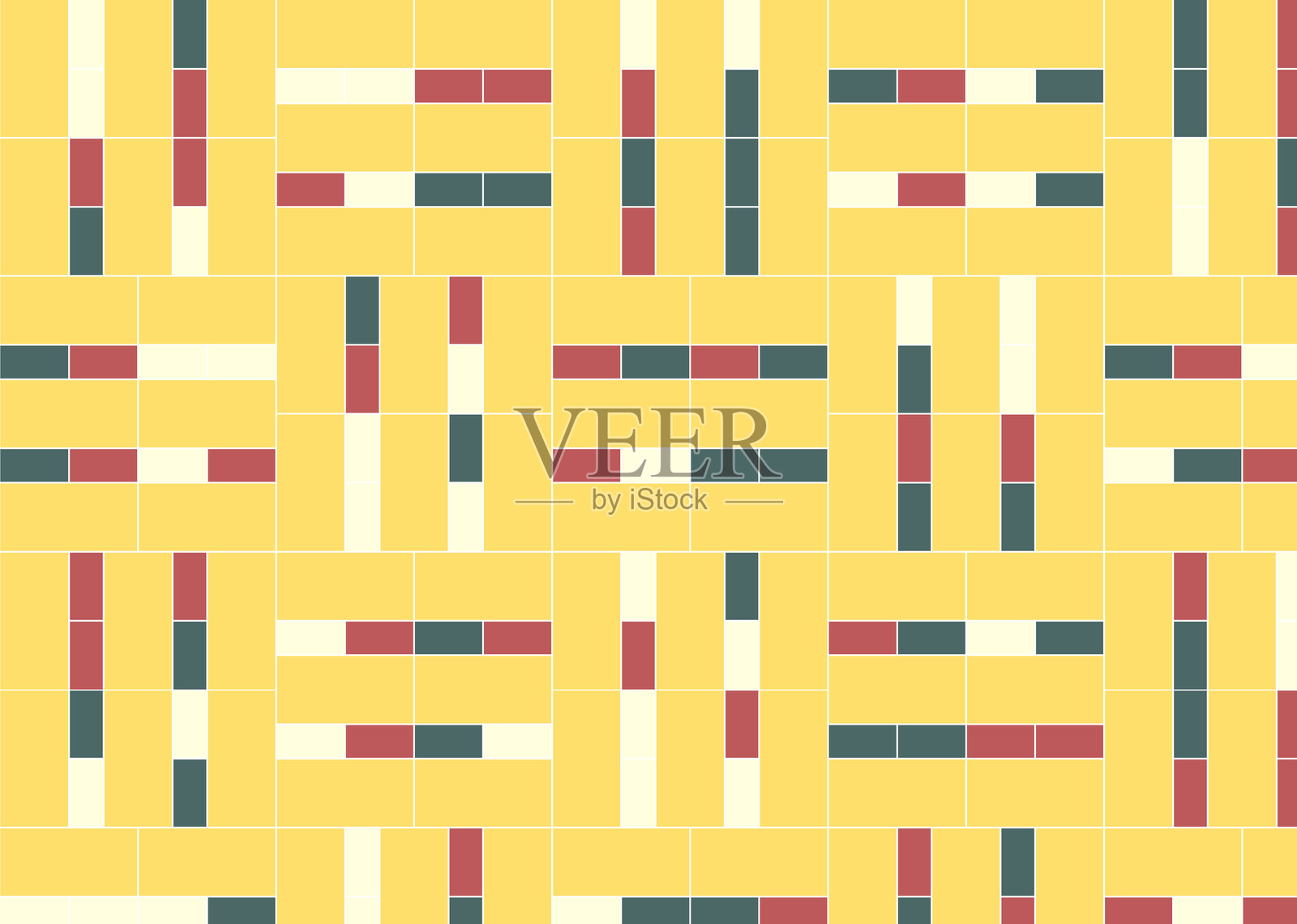 几何图案瓷砖背景插画图片素材