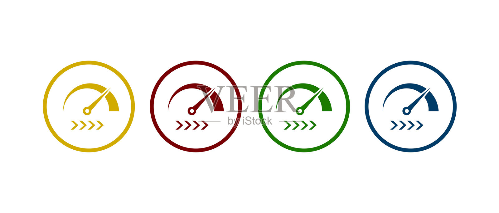 车速表汽车仪表盘图标插画图片素材