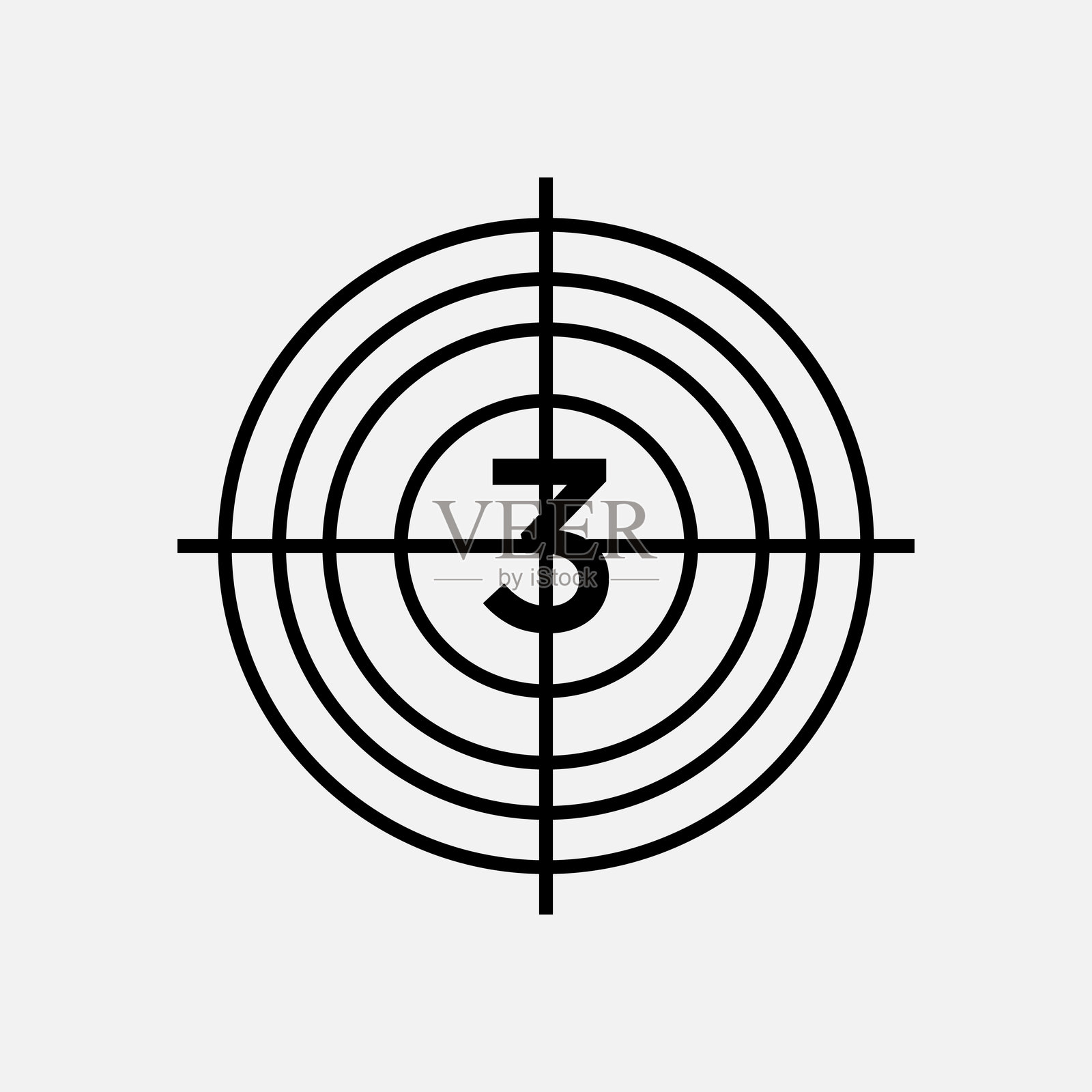 现代抽象三字母首字母标志设计插画图片素材