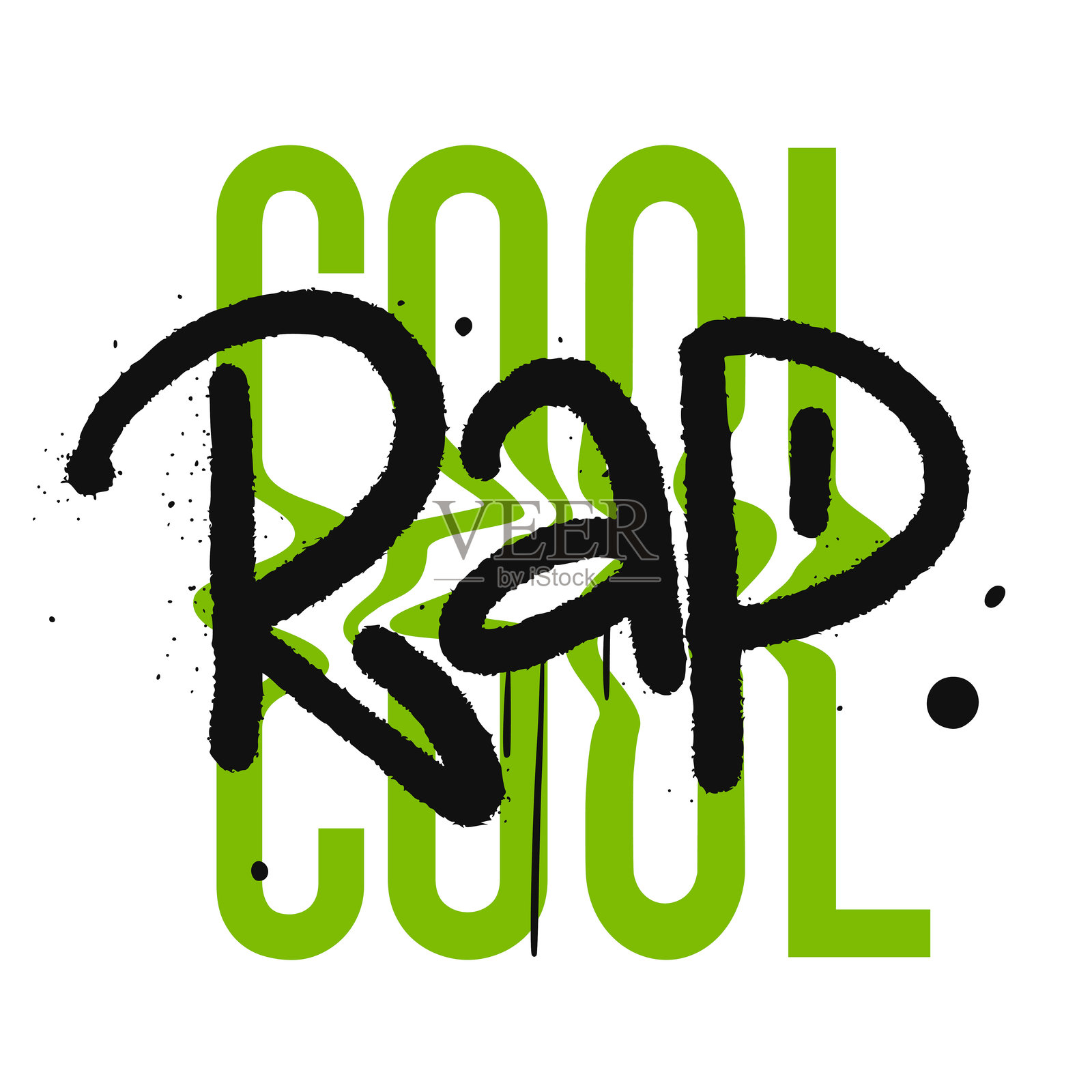 复古城市风格的脏乱画作。涂鸦标记的说唱。每个元素都是独立的。可编辑的设计印刷用于服装、卫衣、T恤图案。怀旧1980年代和1990年代。插画图片素材