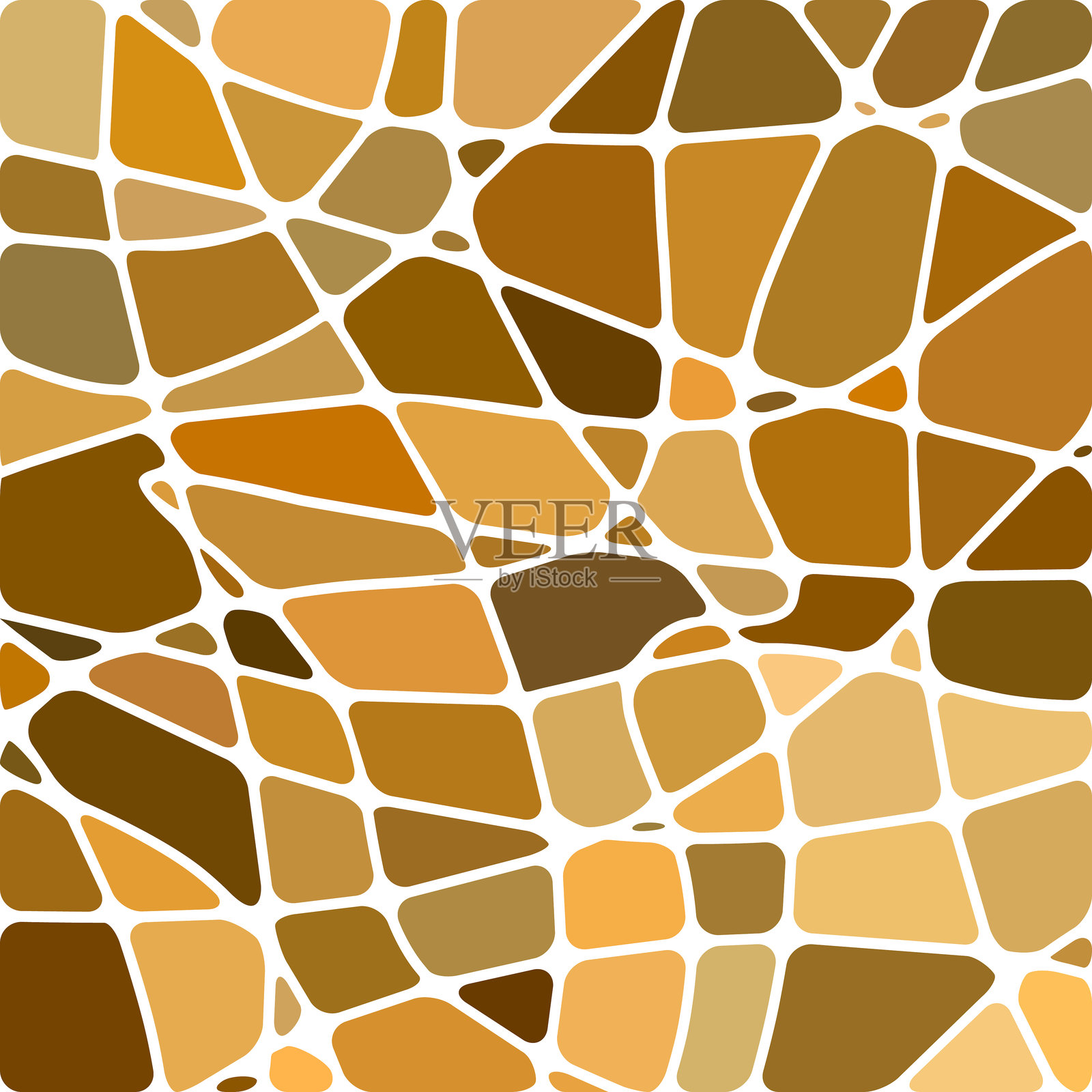 抽象的矢量彩色玻璃马赛克背景插画图片素材