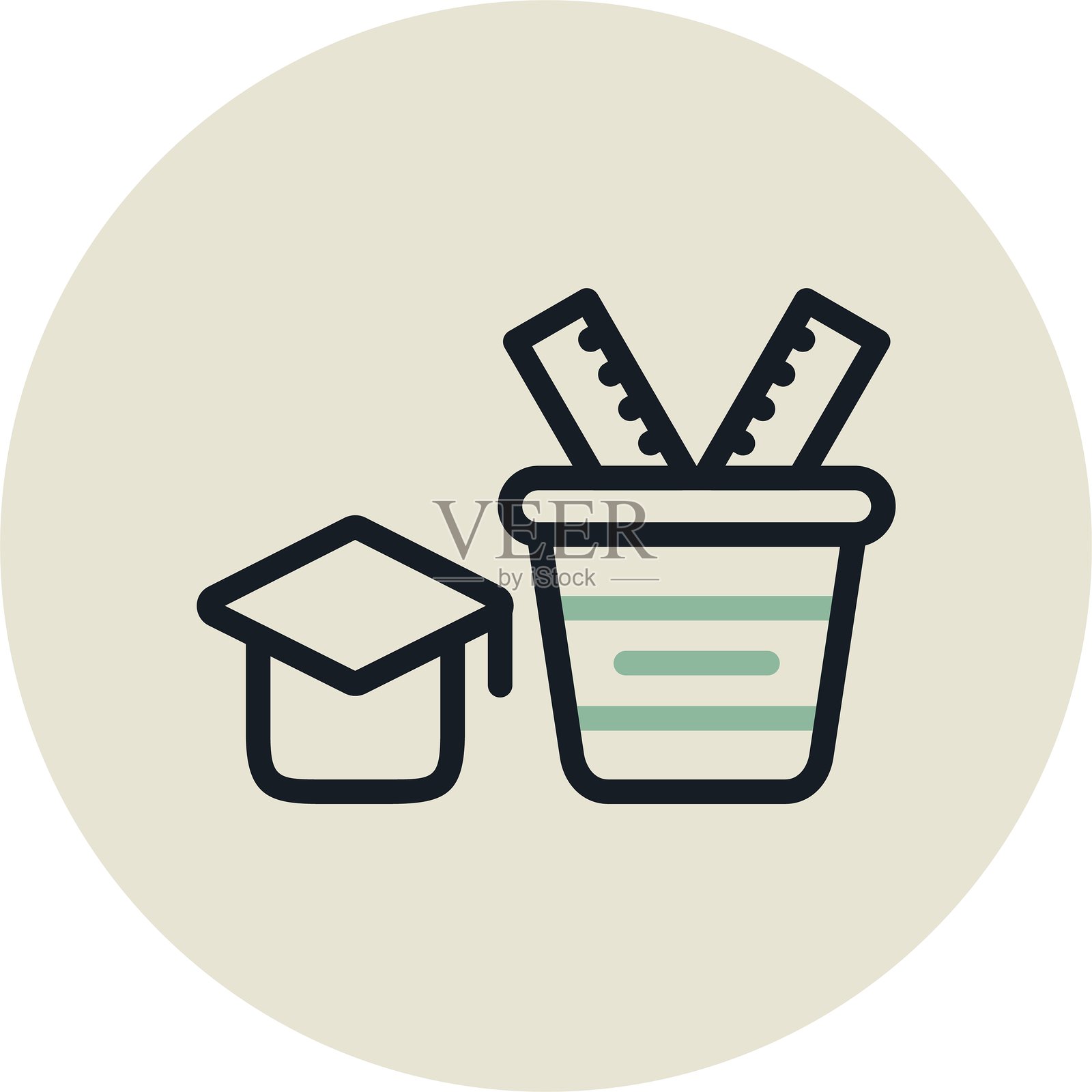 工具学习圈到期设计插画图片素材