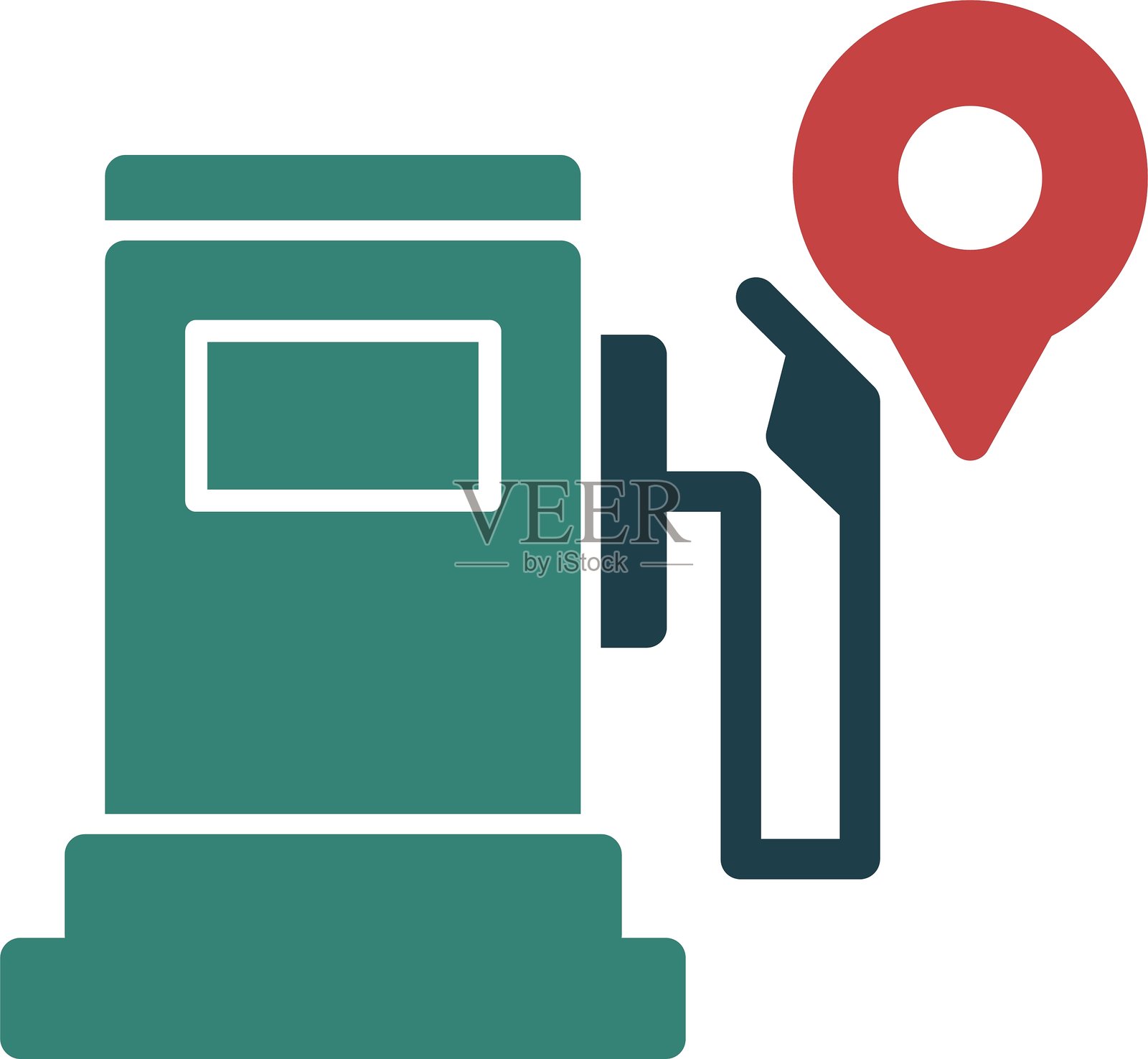 多色油泵图标插画图片素材