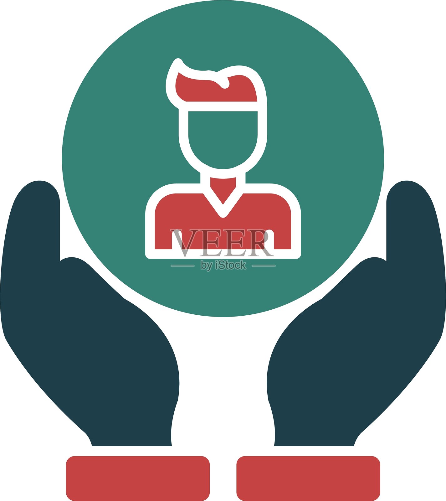 客户留存图标 多色图标插画图片素材