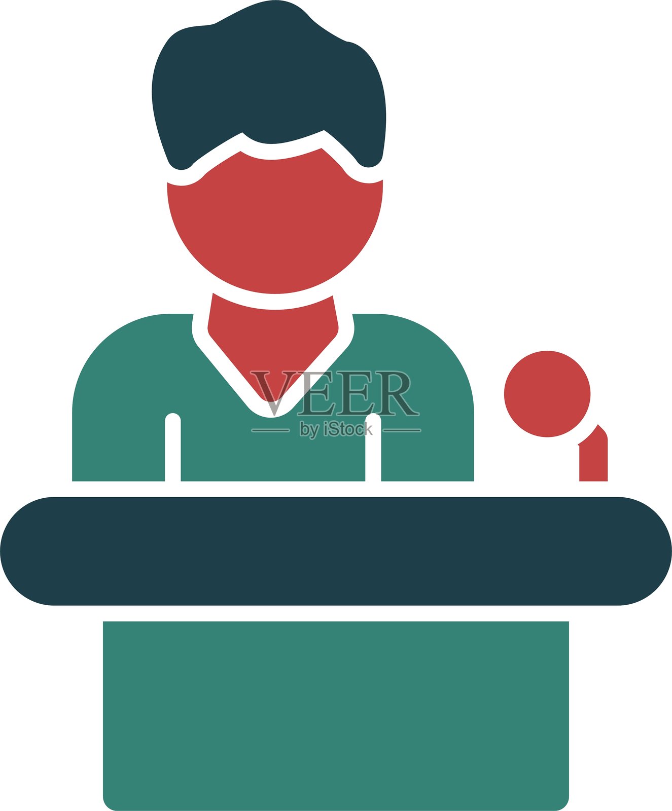 多色语音图标插画图片素材